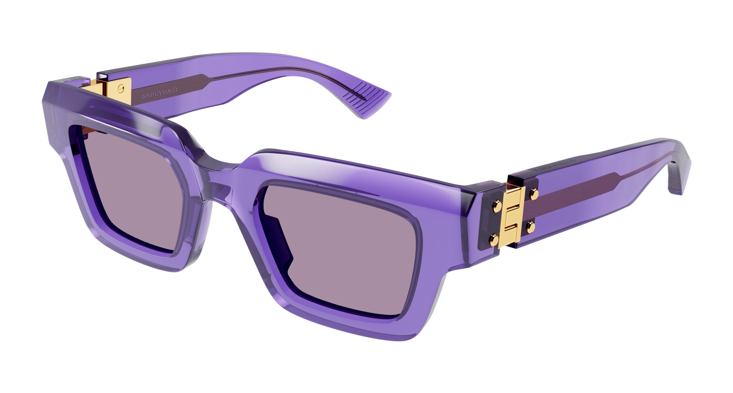 8056376453805 - Unisex BV1230S 003 Gläser SONNENBRILLEN Acetat Viola Viola Hocken Normal