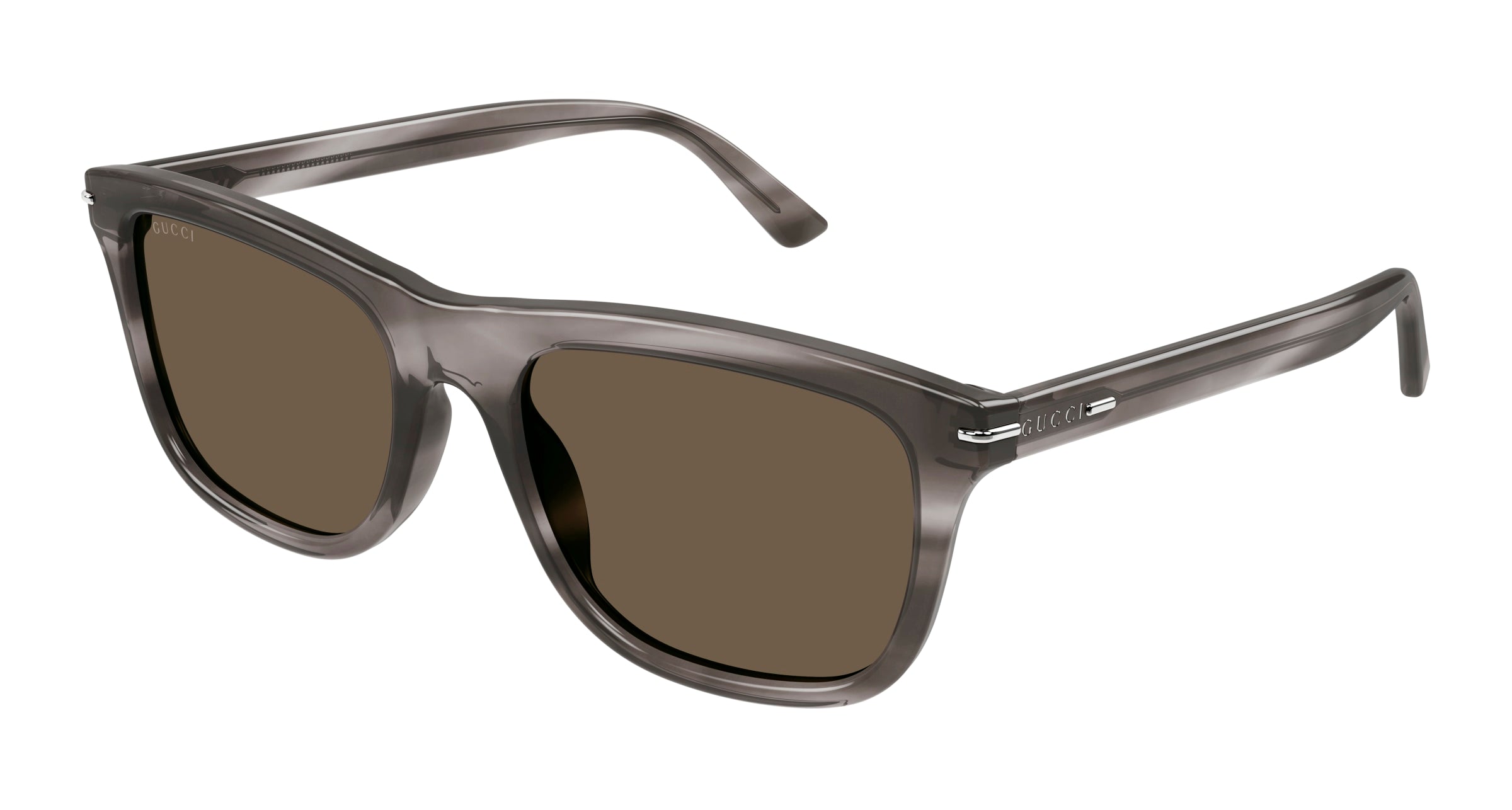 8056376459234 - Herren GG1444S 003 Gläser SONNENBRILLEN Acetat Havanna Braun Quadratisch Normal