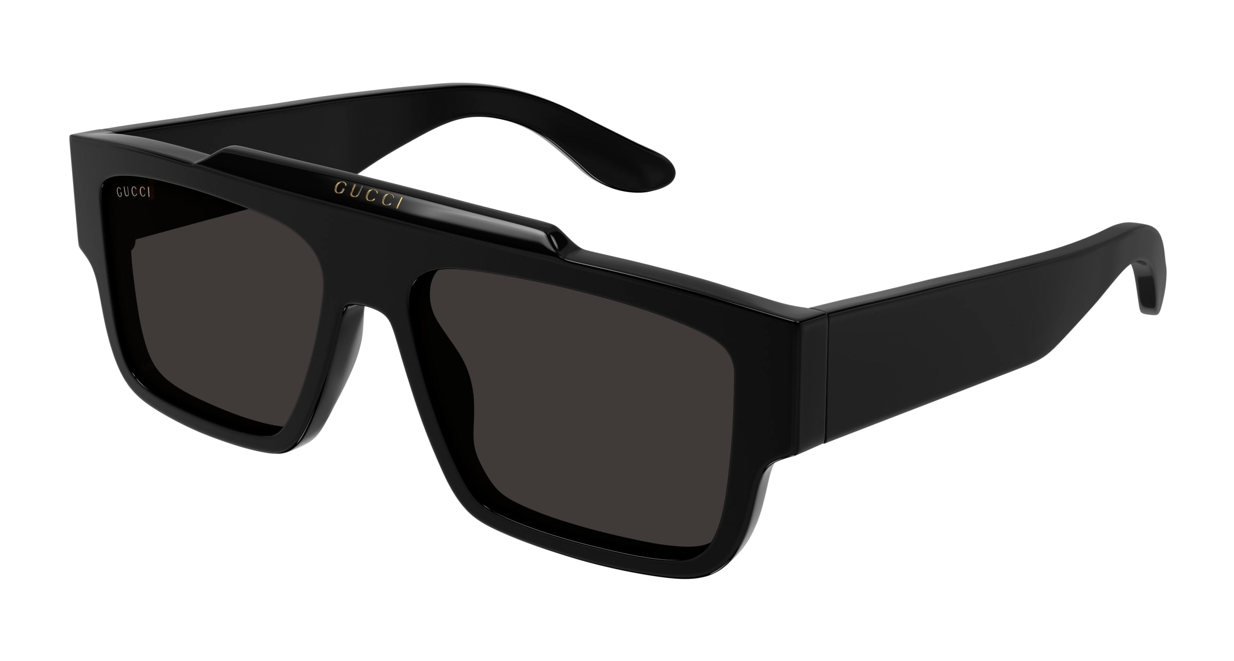 8056376459548 - Herren GG1460S 001 Gläser SONNENBRILLEN Acetat Schwarz Grau Quadratisch Normal