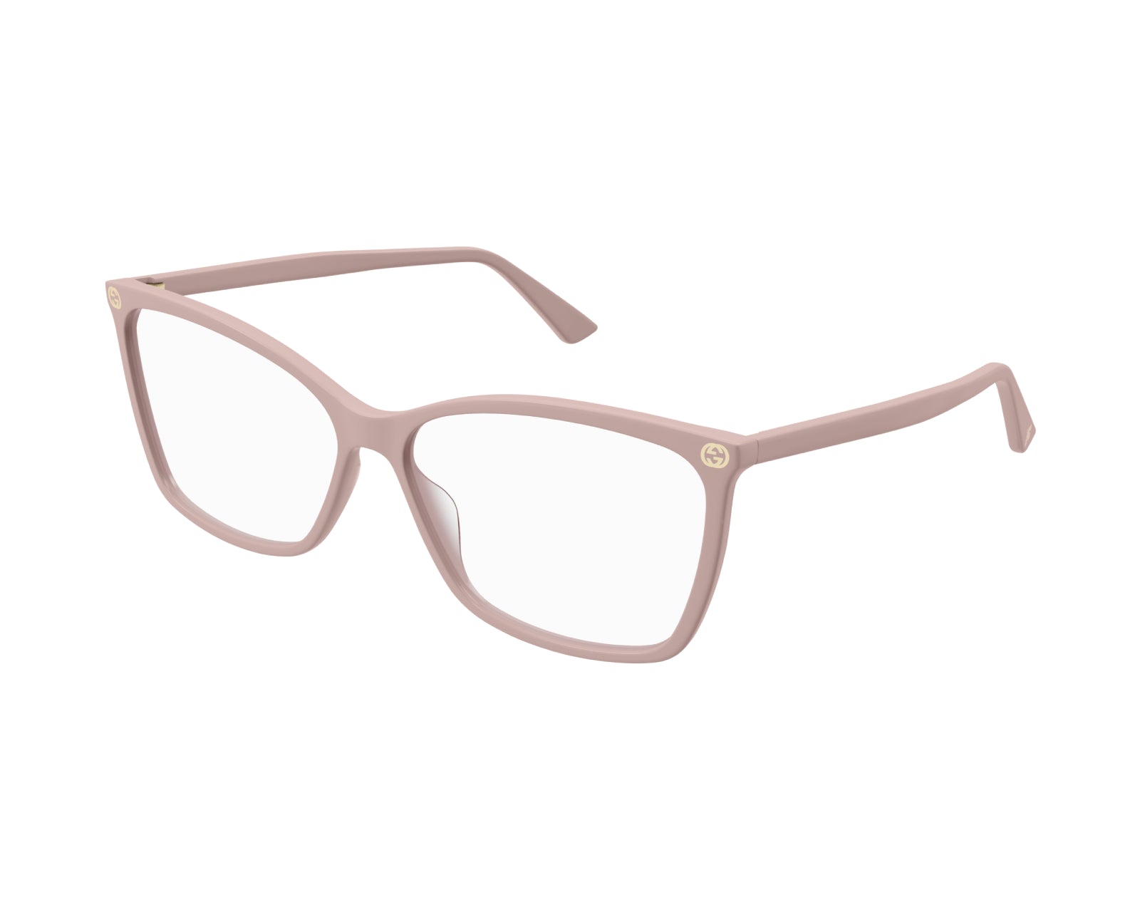 8056376460469 - Frau GG0025O 011 Rahmen von BRILLEN Acetat Rose Transparent Katzenauge