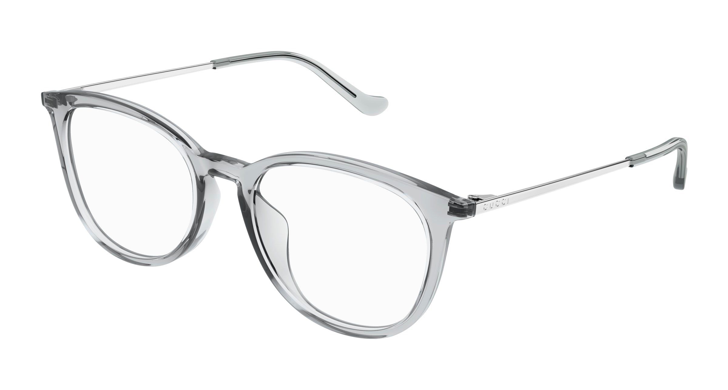 8056376461565 - Frau GG1468OA 002 Rahmen von BRILLEN Acetat Grau Transparent Kreisel