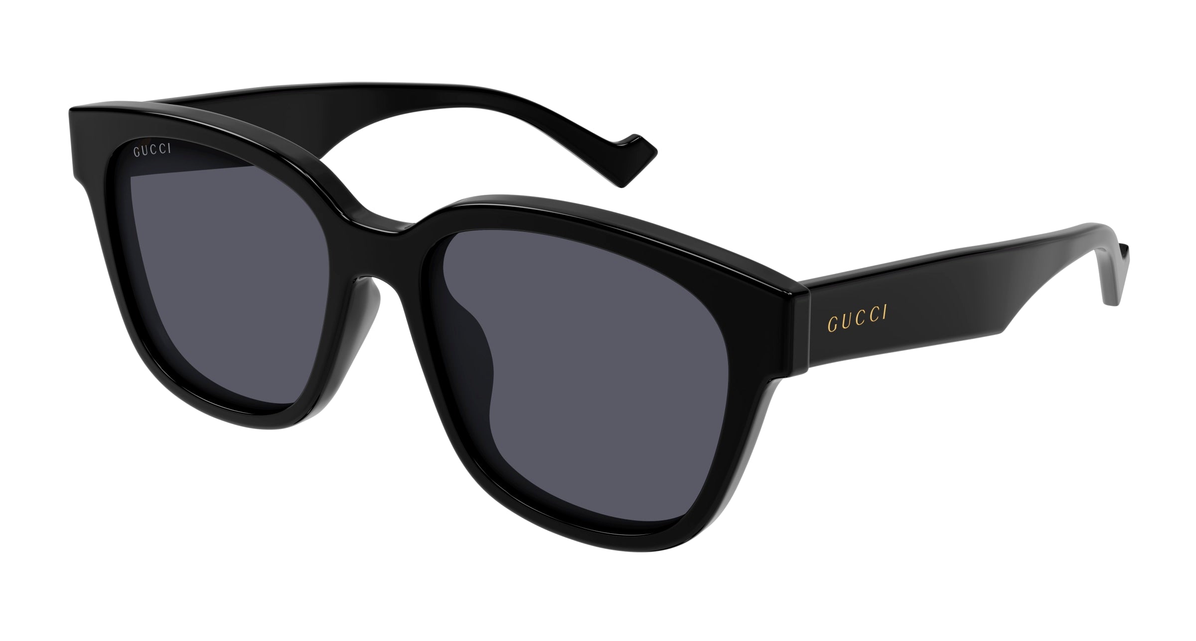 8056376462401 - Herren GG1430SK 001 Gläser SONNENBRILLEN Acetat Schwarz Grau Quadratisch Normal