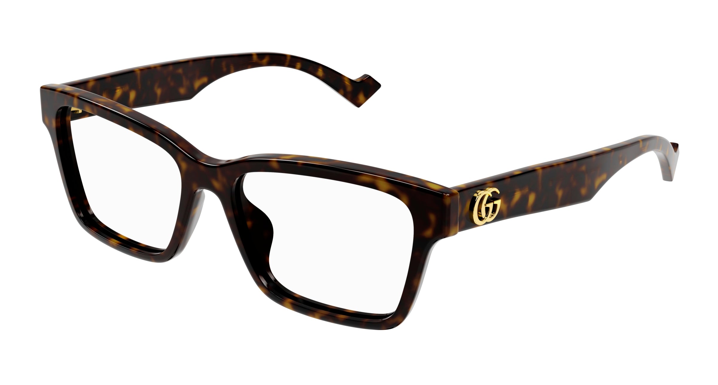 8056376462463 - Damen GG1476OK 002 Rahmen von BRILLEN Acetat Havanna Transparent Quadratisch