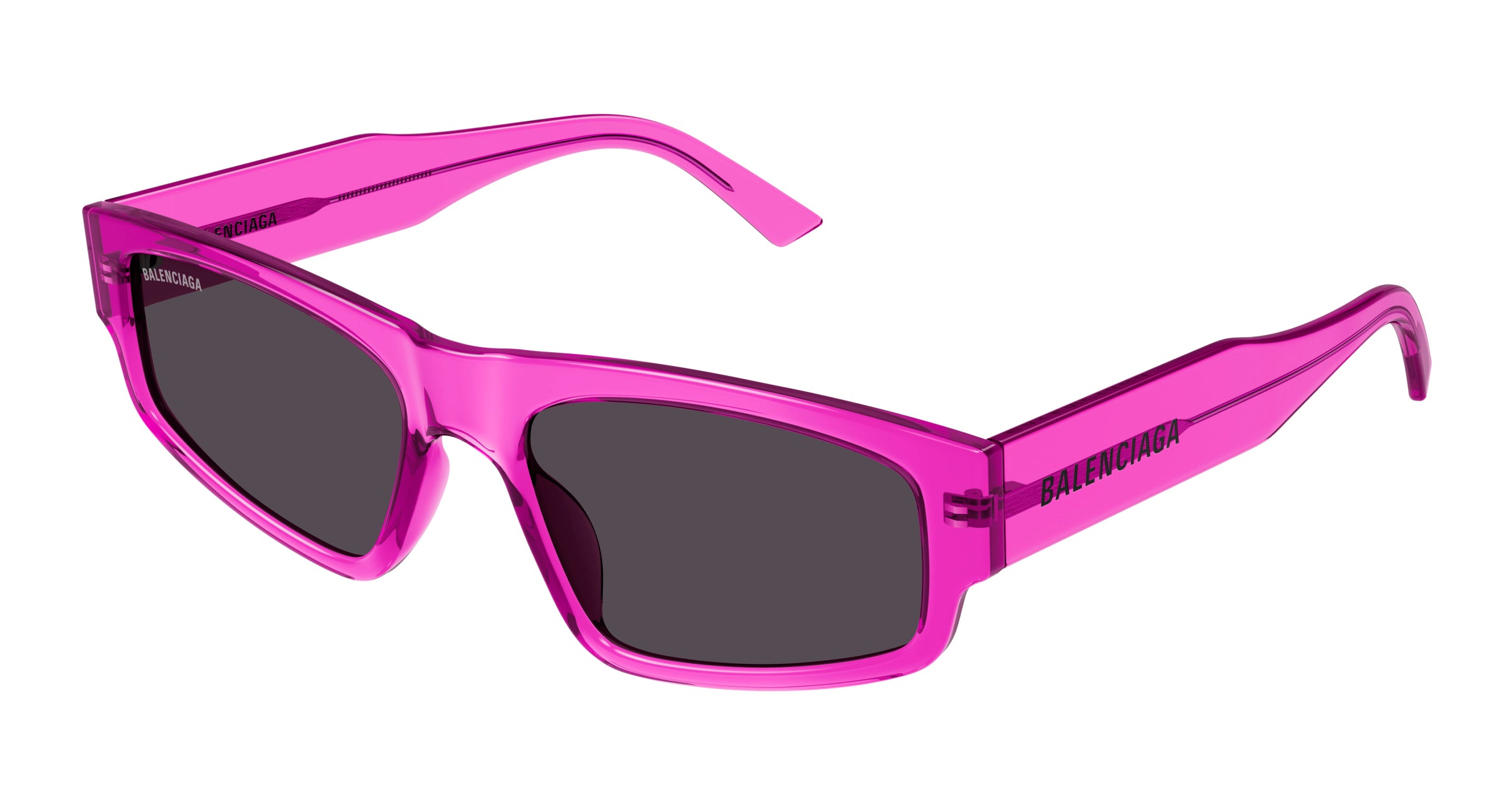 8056376464276 - Unisex BB0305S 005 Gläser SONNENBRILLEN Acetat Fuchsie Grau Katzenauge