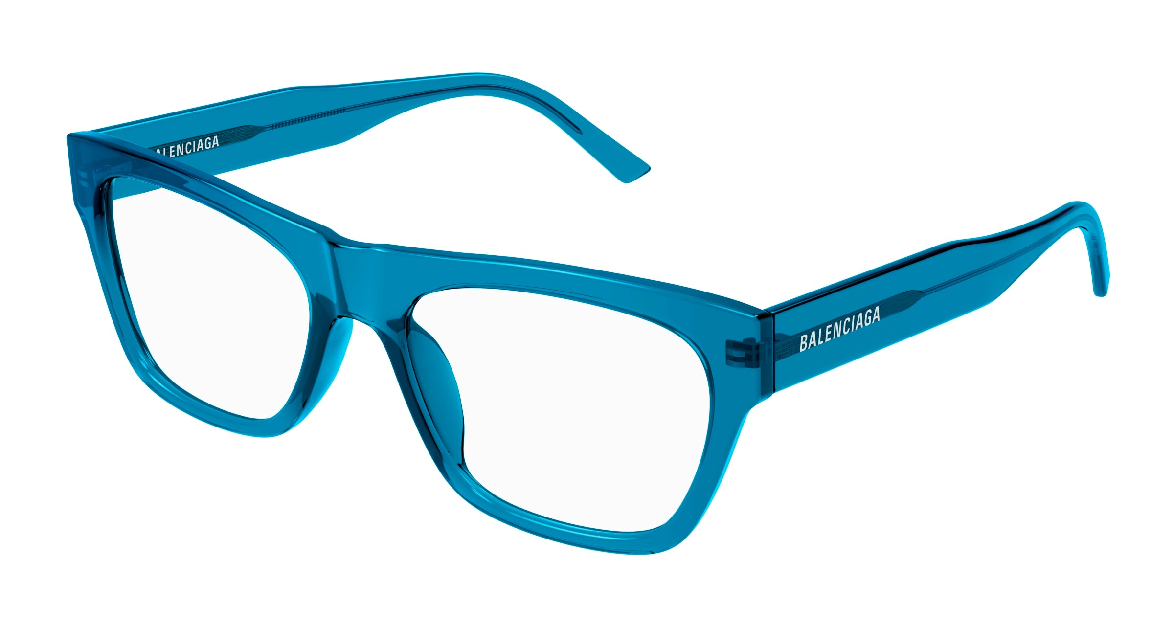 8056376464467 - Unisex BB0308O 004 Rahmen von BRILLEN Acetat Blau  Quadratisch