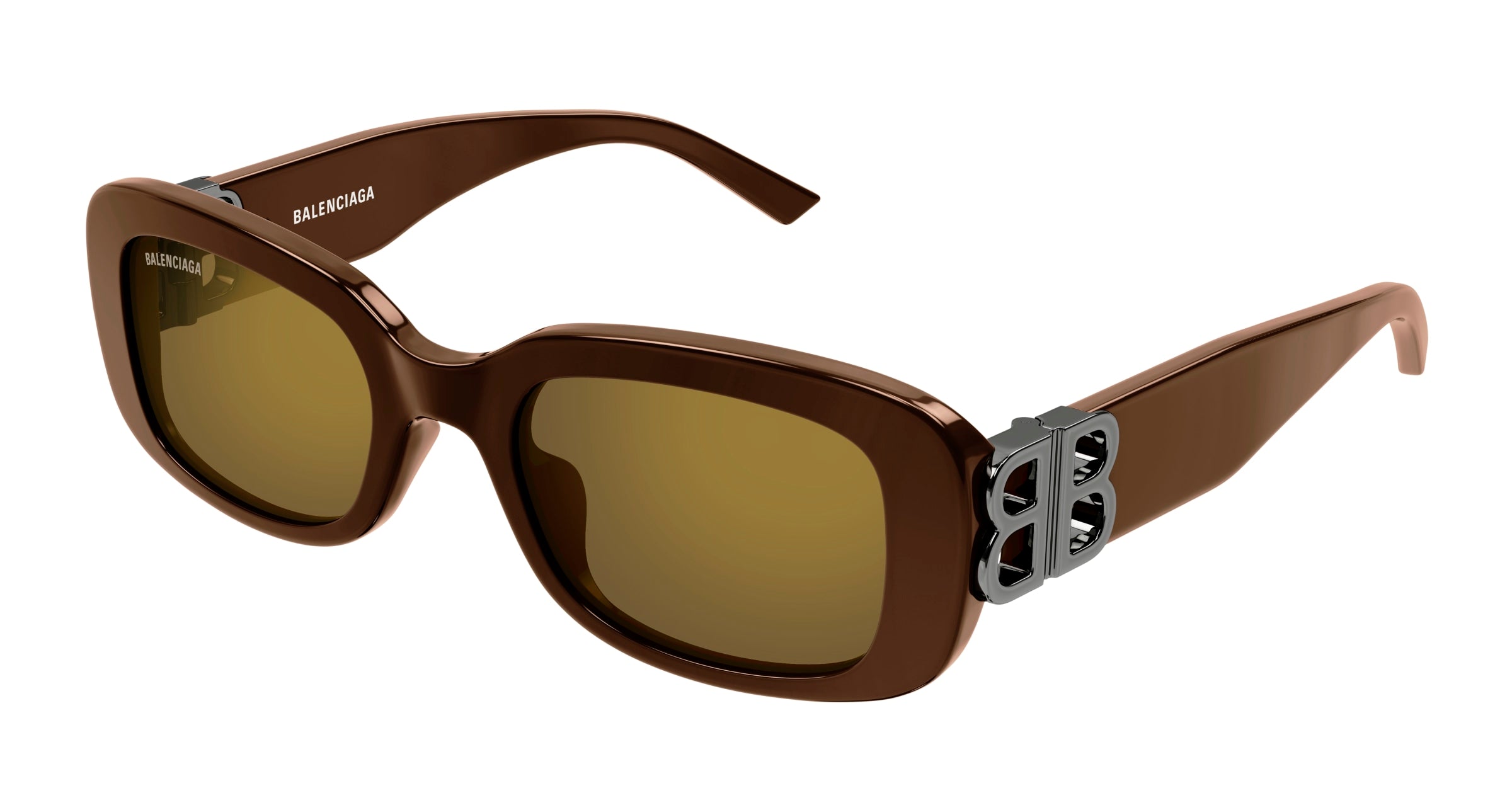 8056376464566 - Frau BB0310SK 004 Gläser SONNENBRILLEN Acetat Braun Bronze Hocken Gespiegelt