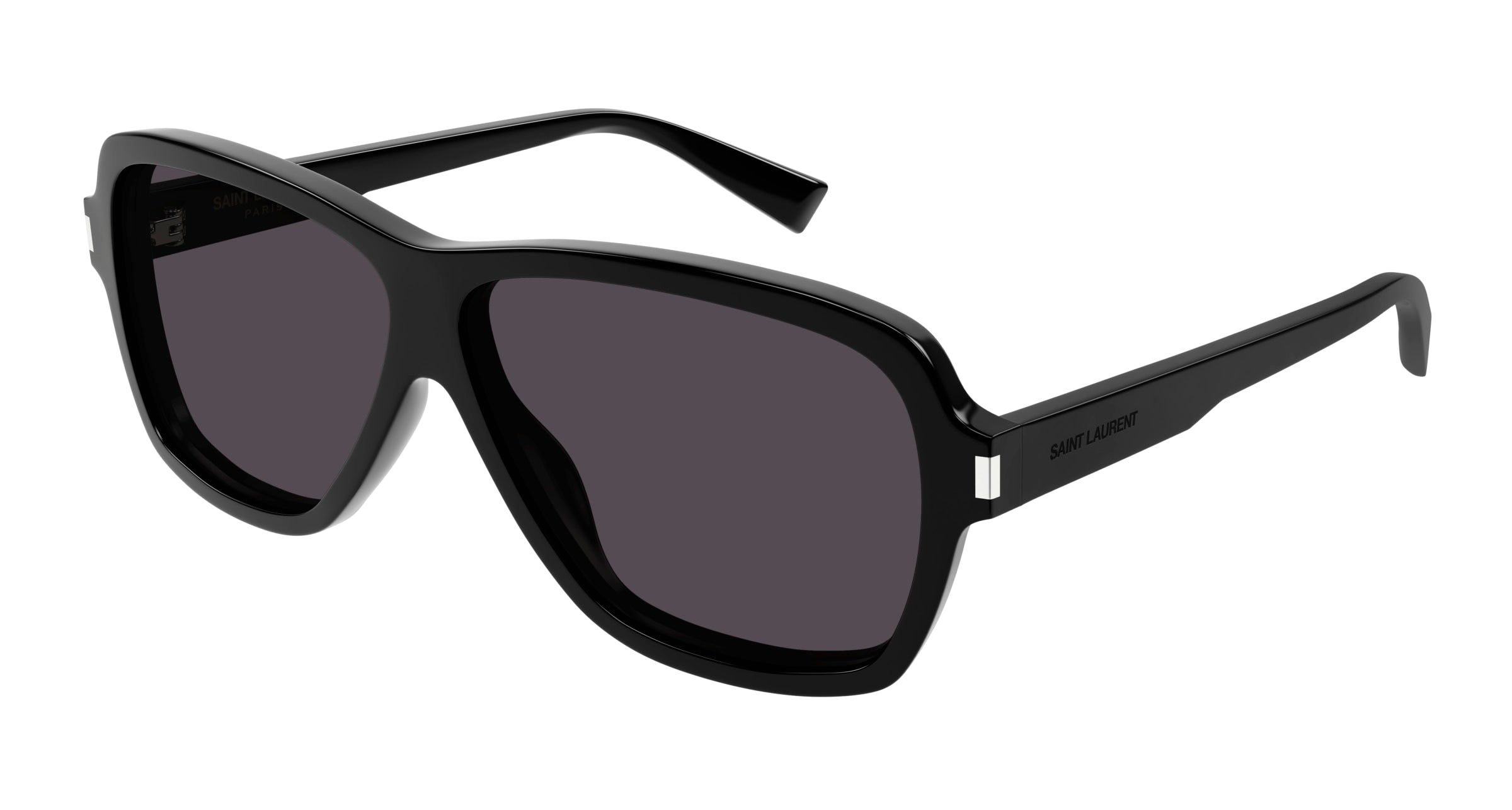 8056376465655 - Herren SL 609 CAROLYN 001 Gläser SONNENBRILLEN Acetat Schwarz Schwarz Pilot Normal