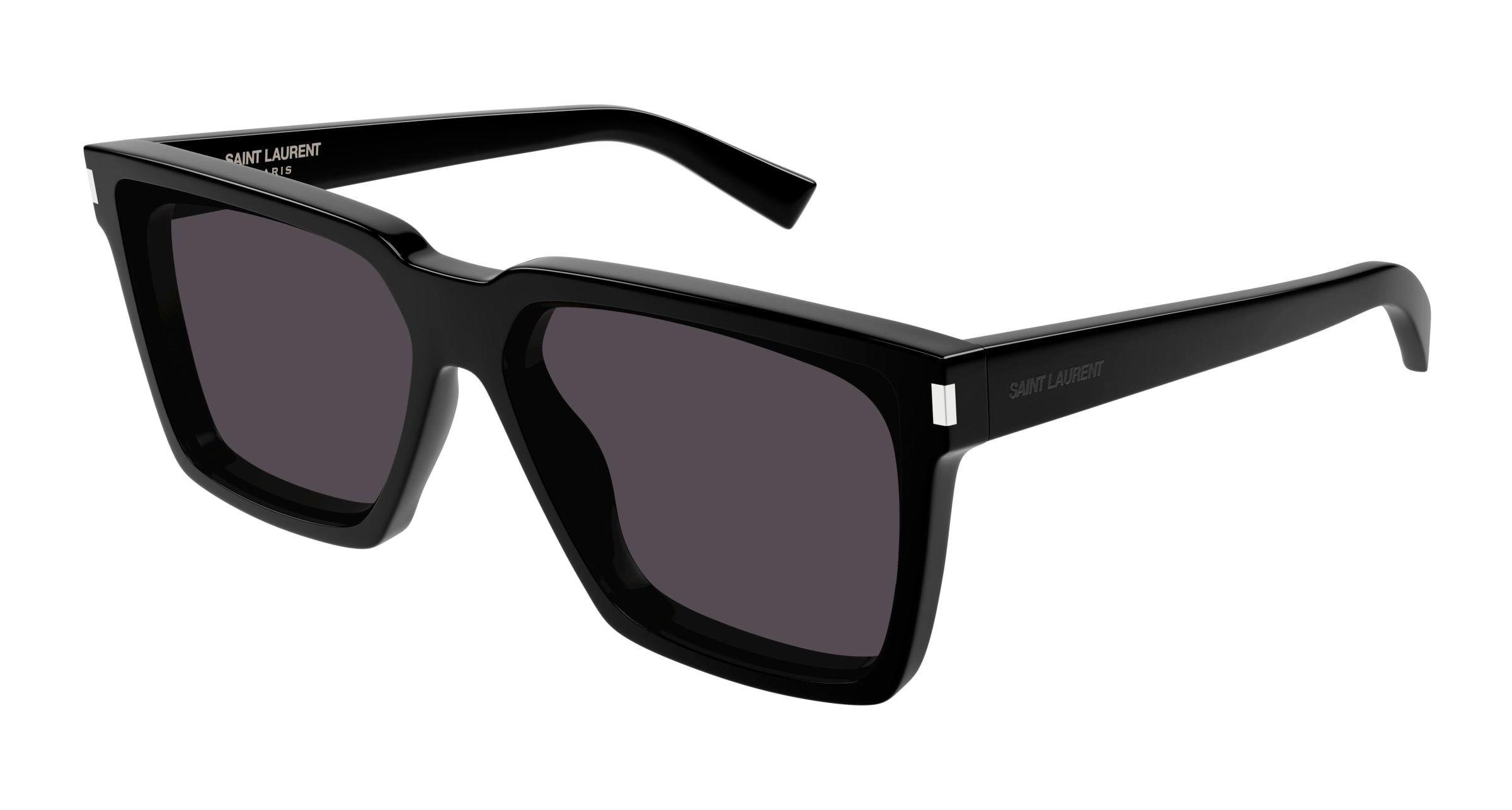 8056376465693 - Unisex SL 610 001 Gläser SONNENBRILLEN Acetat Schwarz Schwarz Quadratisch Normal