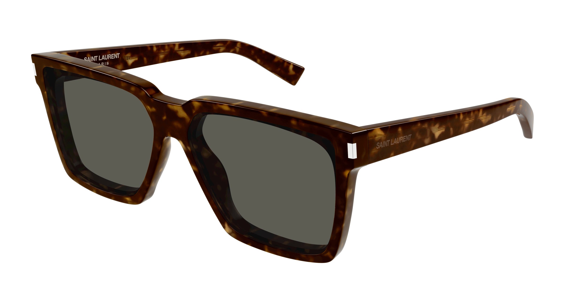 8056376465709 - Unisex SL 610 002 Gläser SONNENBRILLEN Acetat Havanna Grau Quadratisch Normal