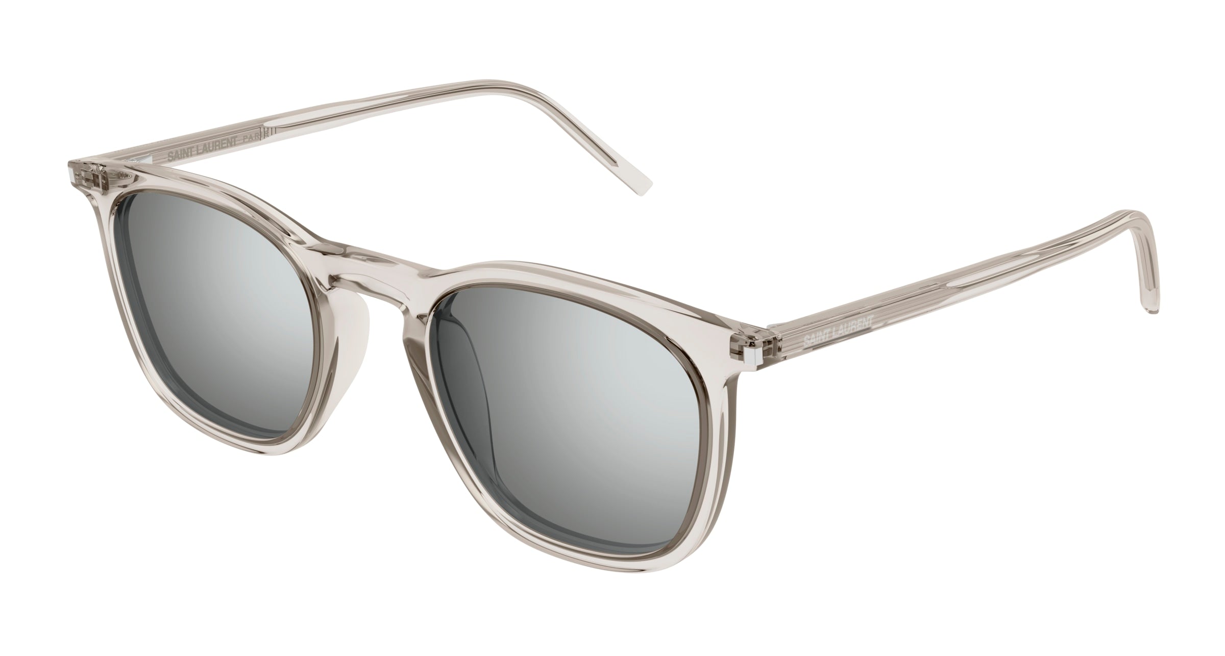 8056376466782 - Mann SL 623 004 Gläser SONNENBRILLEN Acetat Beige Silber Hocken Gespiegelt