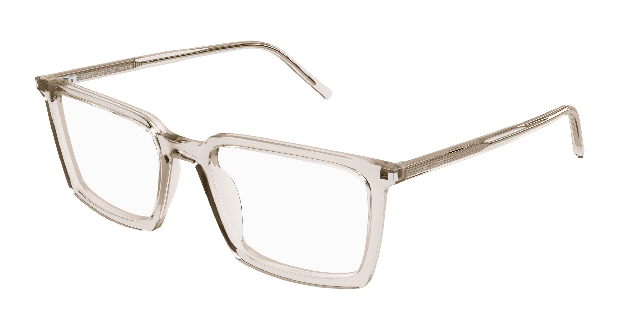 8056376466874 - Unisex SL 624 003 Rahmen von BRILLEN Acetat Beige Transparent Quadratisch Blendfrei