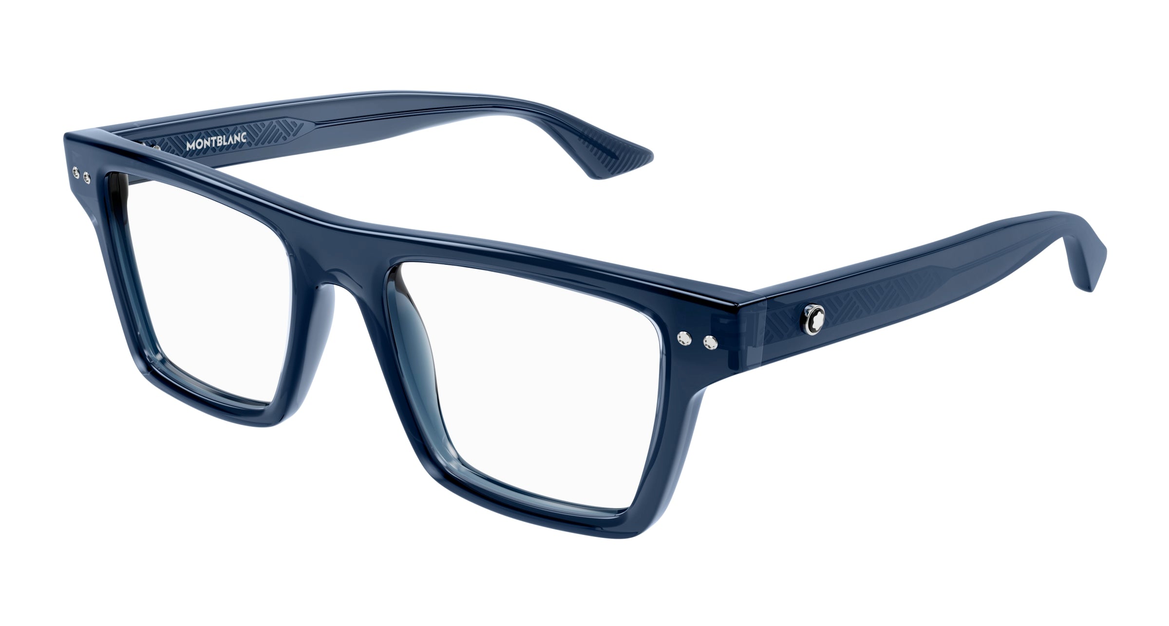 8056376467383 - Herren MB0288O 003 Rahmen von BRILLEN Acetat Blau  Quadratisch