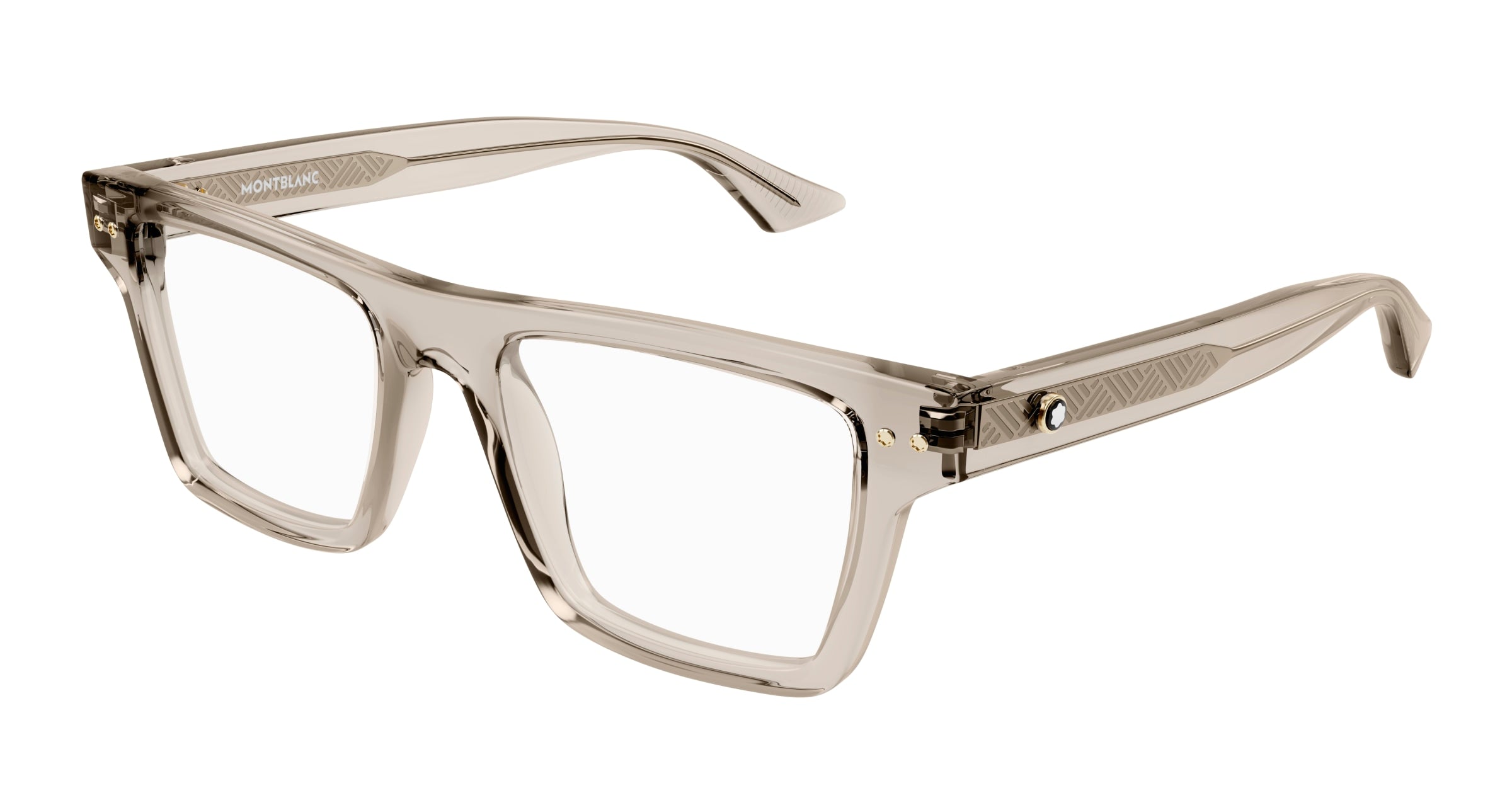 8056376467390 - Herren MB0288O 004 Rahmen von BRILLEN Acetat Beige  Quadratisch