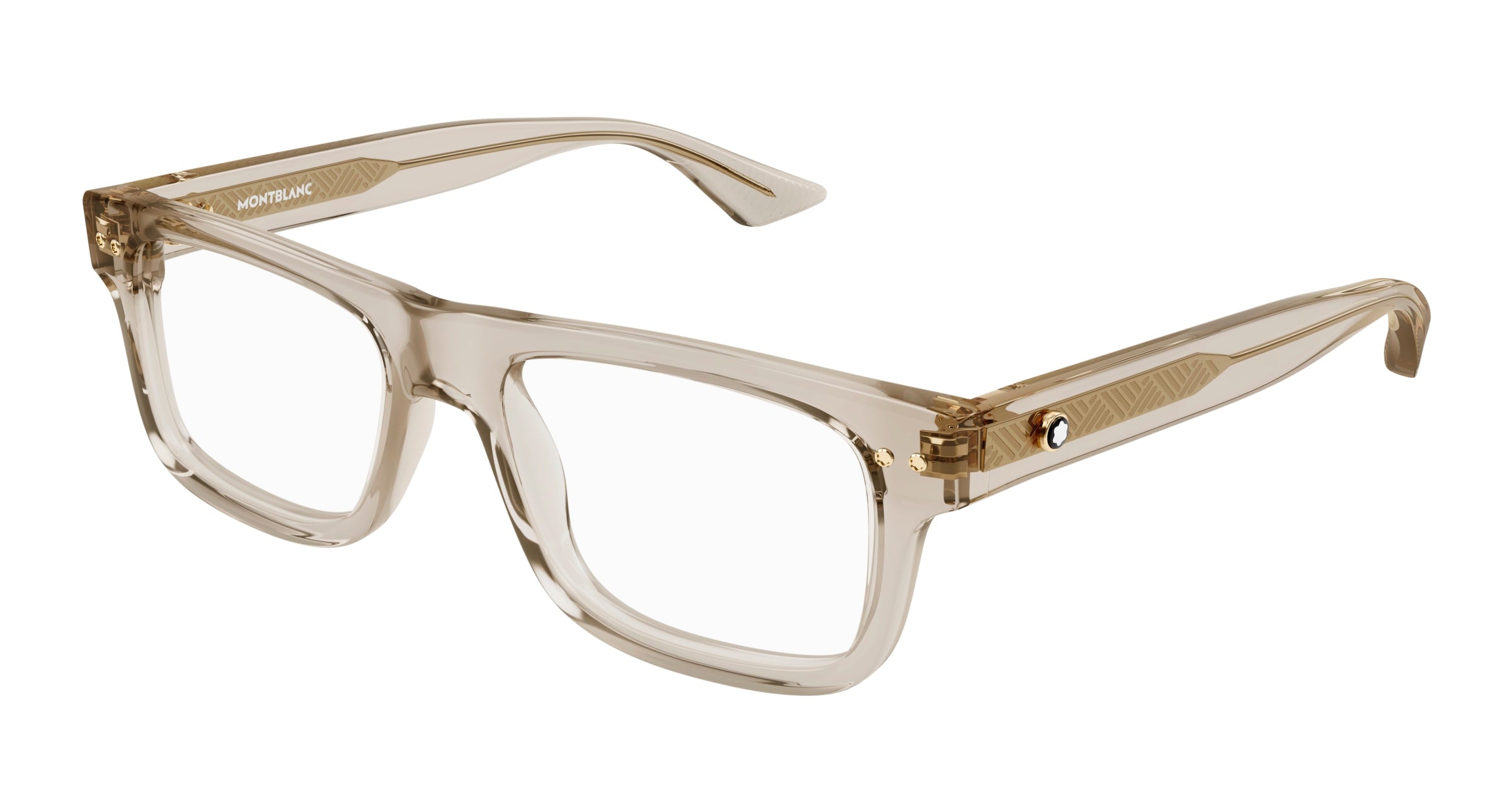 8056376467482 - Herren MB0289O 004 Rahmen von BRILLEN Acetat Beige  Quadratisch