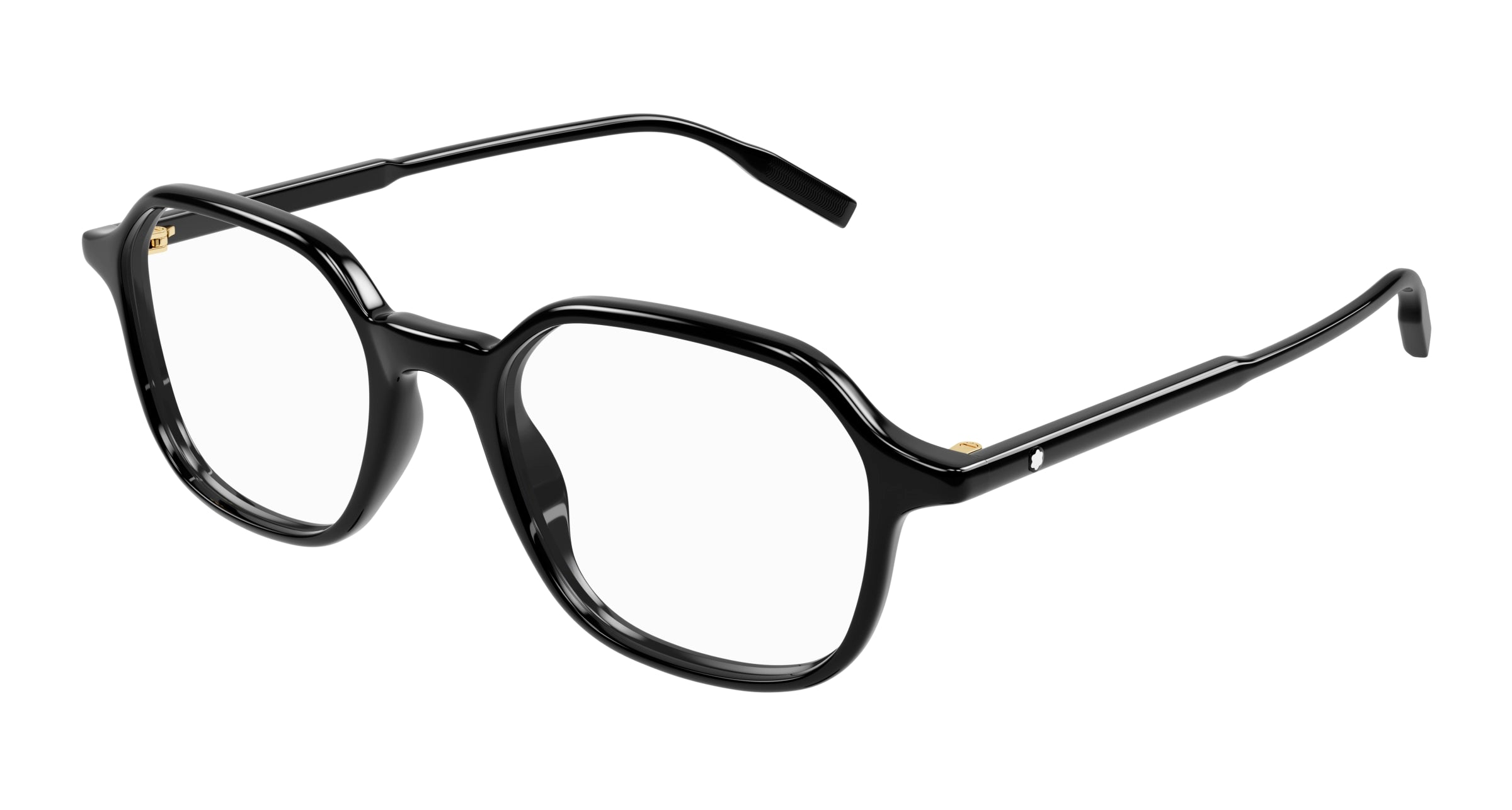 8056376467697 - Herren MB0292O 001 Rahmen von BRILLEN Acetat Schwarz  Geometrisch