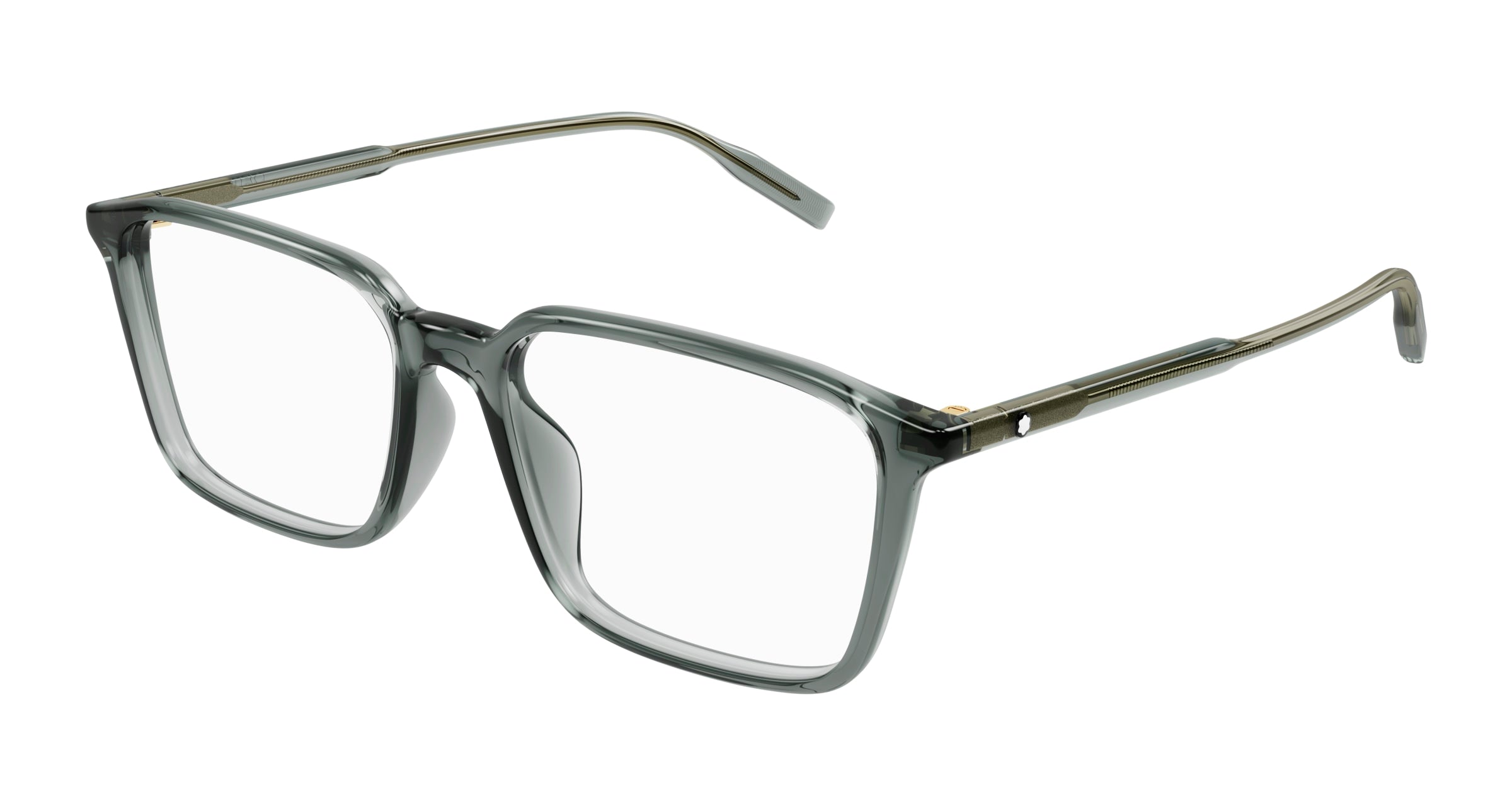 8056376467765 - Herren MB0293OA 004 Rahmen von BRILLEN Acetat Grau  Quadratisch