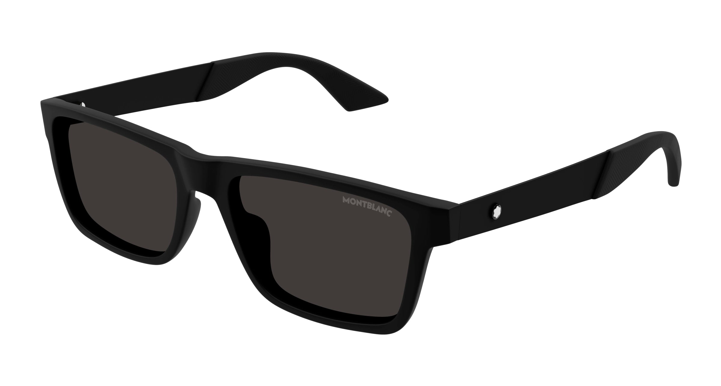 8056376467994 - Herren MB0299S 001 Gläser SONNENBRILLEN Acetat Schwarz Grau Quadratisch