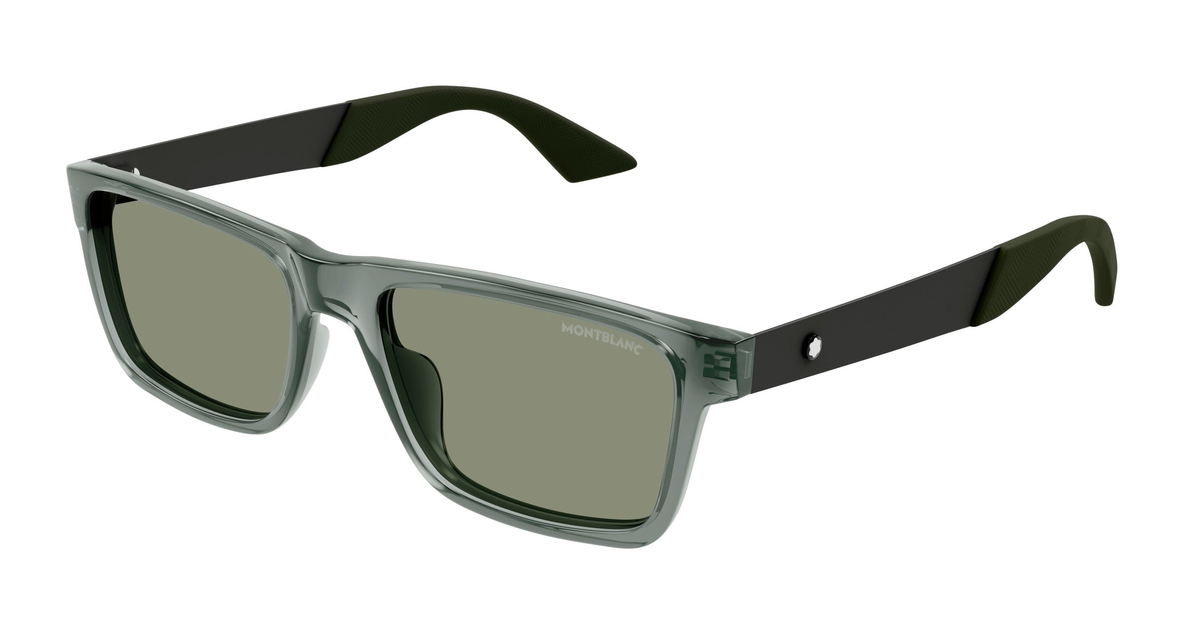 8056376468014 - Herren MB0299S 003 Gläser SONNENBRILLEN Acetat Grau Grün Quadratisch