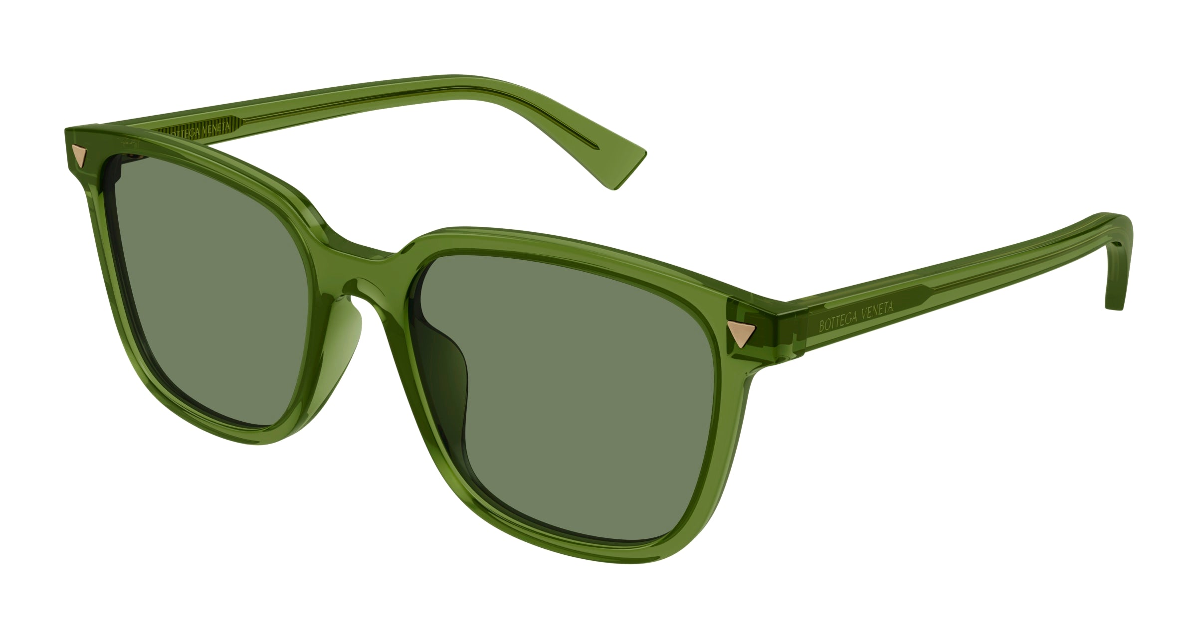 8056376468892 - Unisex BV1255SA 004 Gläser SONNENBRILLEN Acetat Grün Grün Hocken Normal