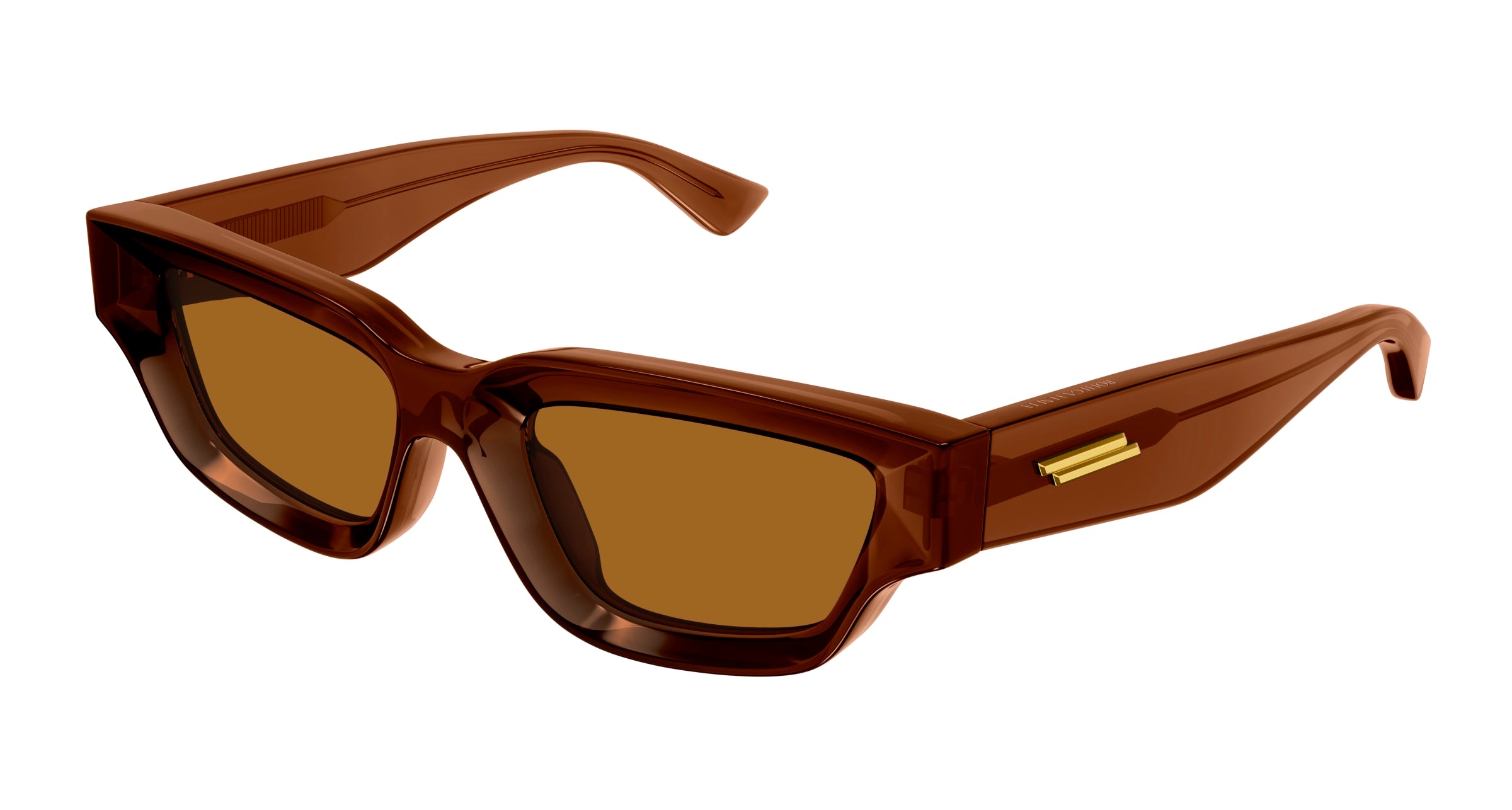 8056376469219 - Unisex BV1250S 004 Gläser SONNENBRILLEN Acetat Braun Braun Geometrisch Normal