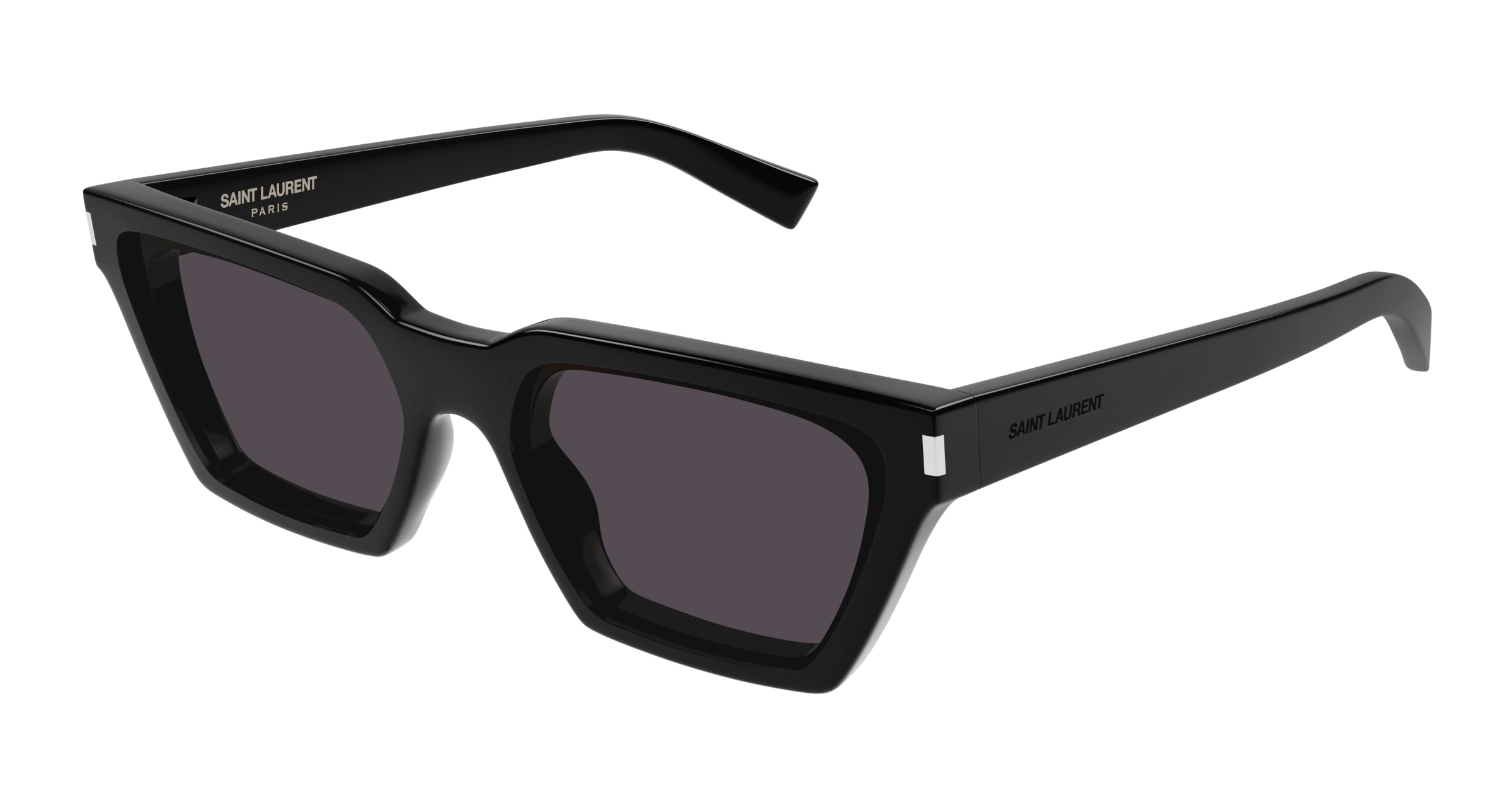 8056376473810 - Frau SL 633 CALISTA 001 Gläser SONNENBRILLEN Acetat Schwarz Schwarz Katzenauge Normal