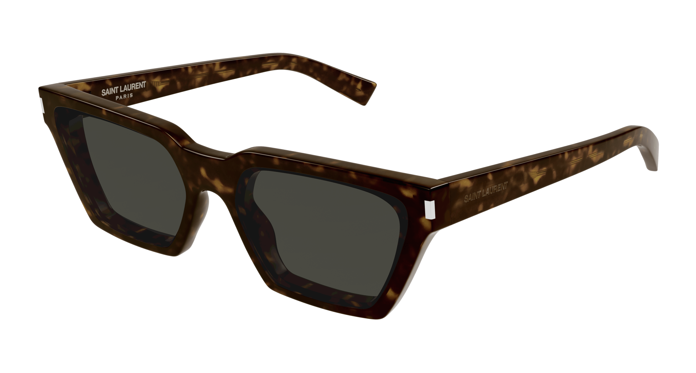 8056376473827 - Frau SL 633 CALISTA 002 Gläser SONNENBRILLEN Acetat Havanna Grau Katzenauge Normal