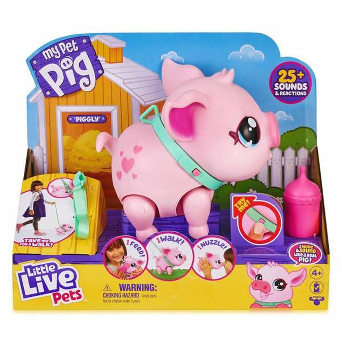 8056379120407 - Interaktives Haustier My Little Pig Pet 30 cm