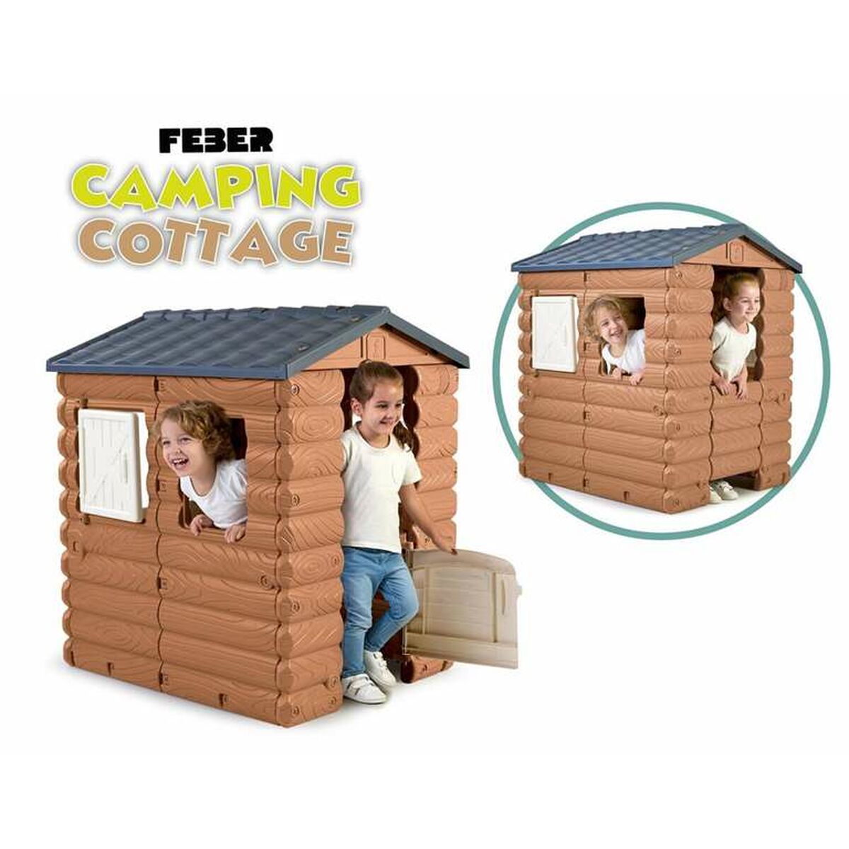 8056379141693 - Childrens play house Camping Cottage 104 x 90 x 118 cm