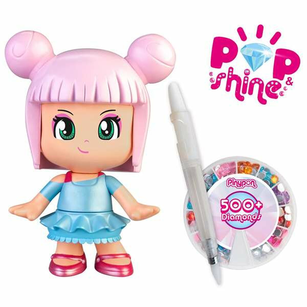 8056379162780 - PinyPon-Puppe Pop &  Shine 17 cm