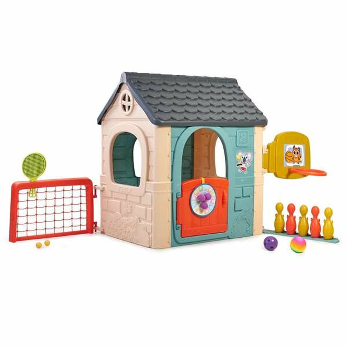 8056379164449 - Kinderspielhaus Casual 6 Activities 232 x 124 x 138 cm