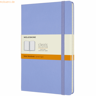 8056420850819 - MOLESKINE Notizbuch Classic Collection fester Einband ca DIN A5 liniert hortensienblau Hardcover 240 Seiten