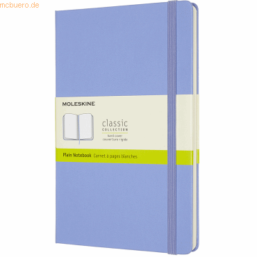 8056420850826 - MOLESKINE Notizbuch Classic Collection fester Einband ca DIN A5 blanko hortensienblau Hardcover 240 Seiten