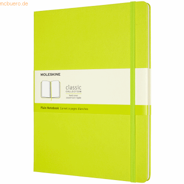 8056420850901 - MOLESKINE Notizbuch Classic Collection fester Einband ca DIN A4 blanko hellgrün Hardcover 192 Seiten