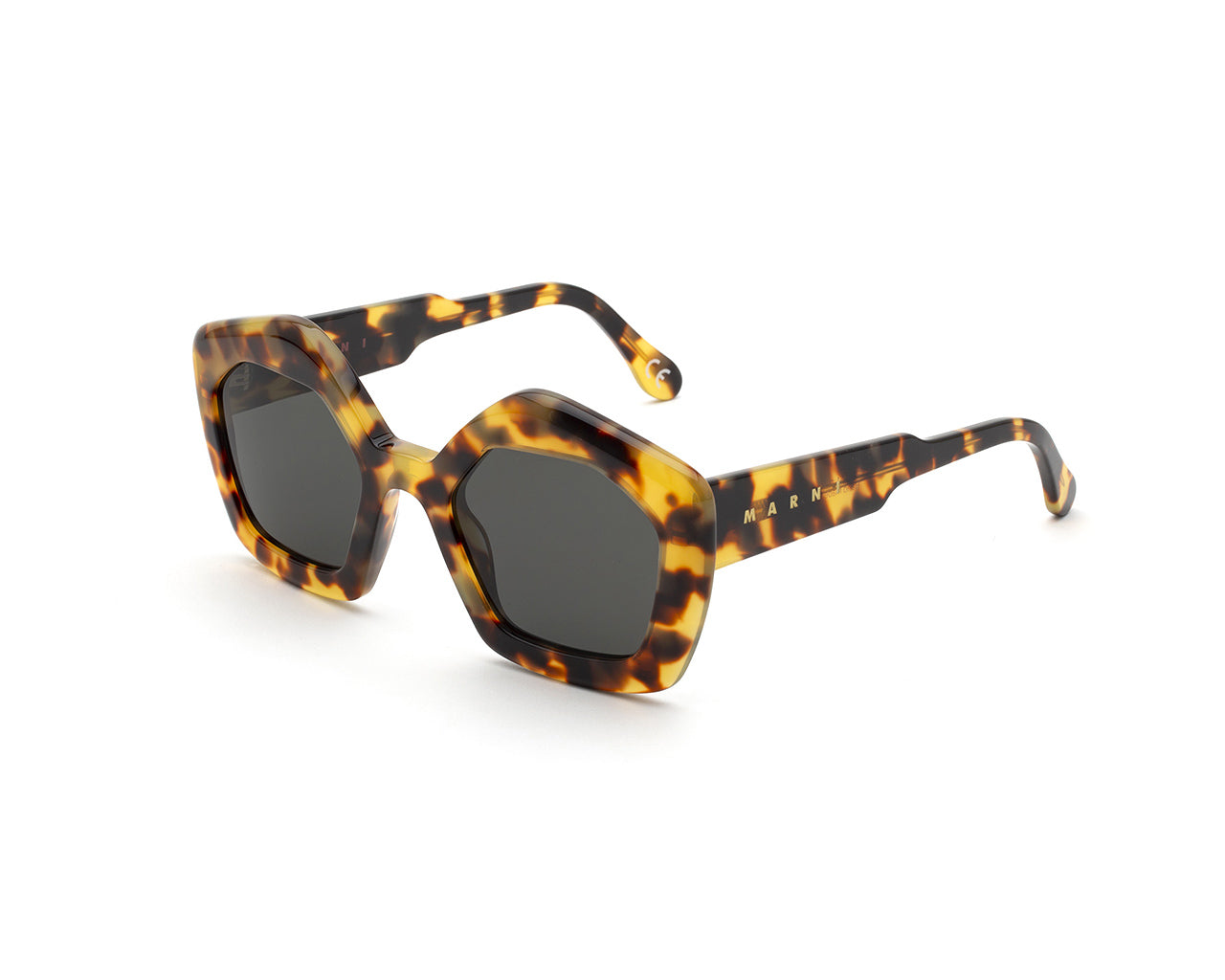 8056421105796 - Unisex Laughing Waters Sol Leone E95 Gläser SONNENBRILLEN Acetat Havanna Grau Geometrisch Normal