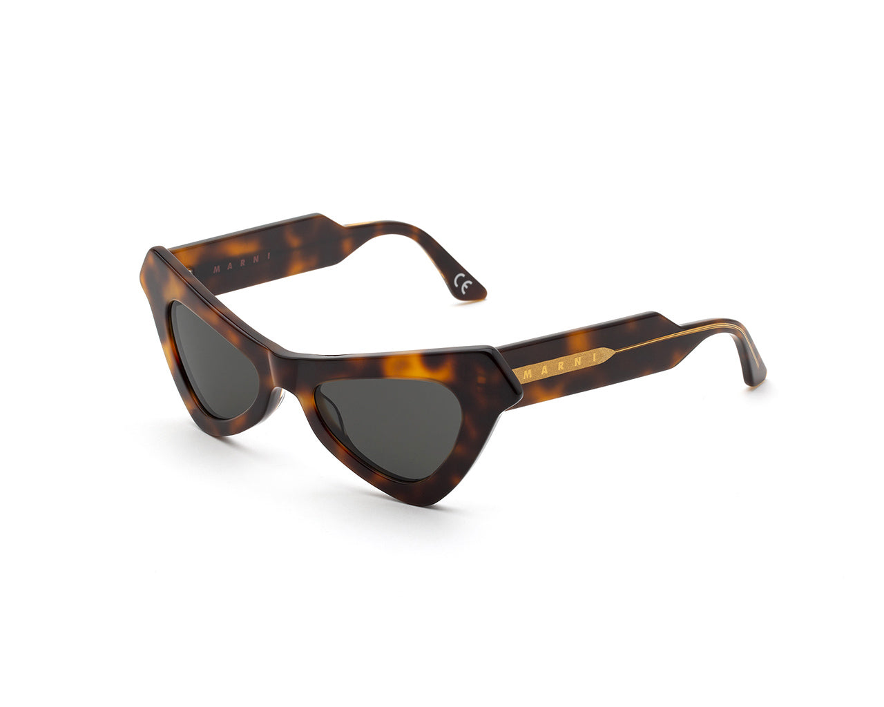 8056421105864 - Unisex Fairy Pools Havana LDG Gläser SONNENBRILLEN Acetat Havanna Grau Cat Eye Normal