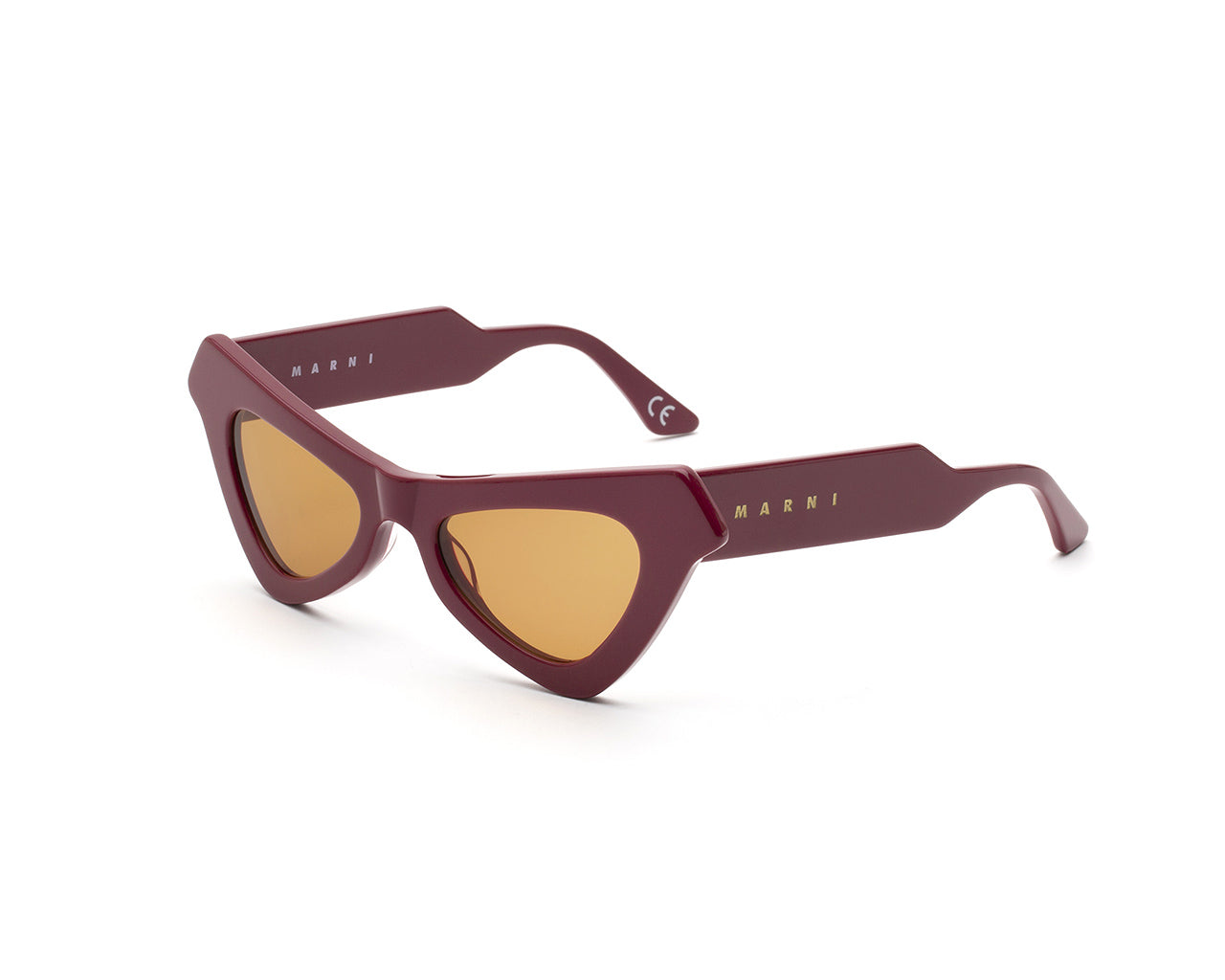 8056421105871 - Unisex Fairy Pools Bordeaux 7QH Gläser SONNENBRILLEN Acetat Bordeaux Braun Cat Eye Normal