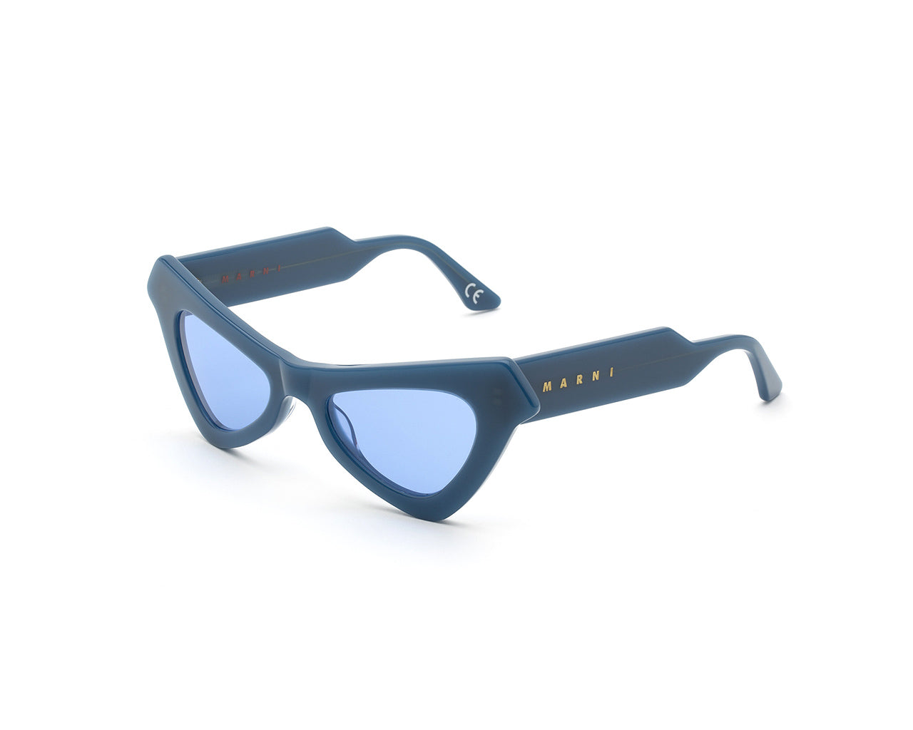 8056421105888 - Unisex Fairy Pools Blue 6J3 Gläser SONNENBRILLEN Acetat Blau Blau Cat Eye Normal