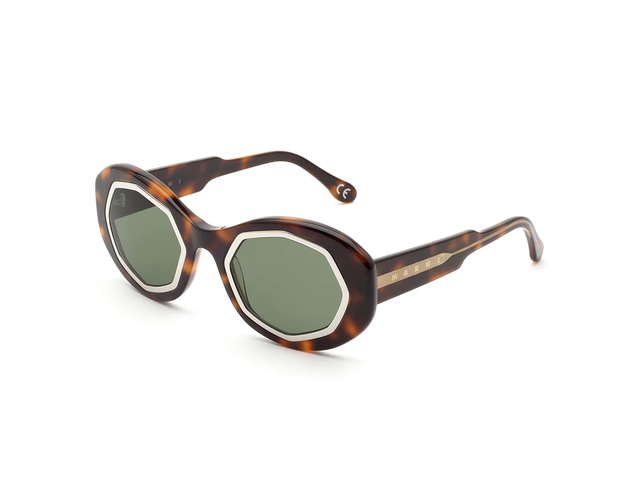 8056421112602 - Unisex Mount Bromo Havanna P6P Gläser SONNENBRILLEN Acetat Havanna Grün Übergroß Normal