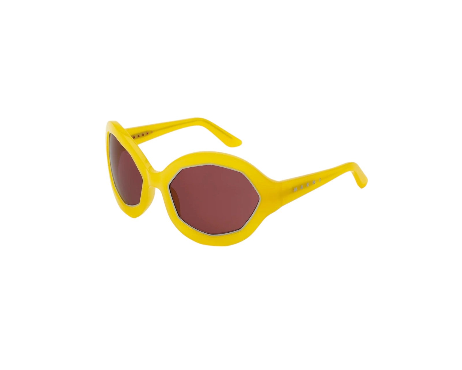 8056421112640 - Unisex Cumulus Cloud Yellow JZP Gläser SONNENBRILLEN Acetat Gelb Braun Geometrisch Normal