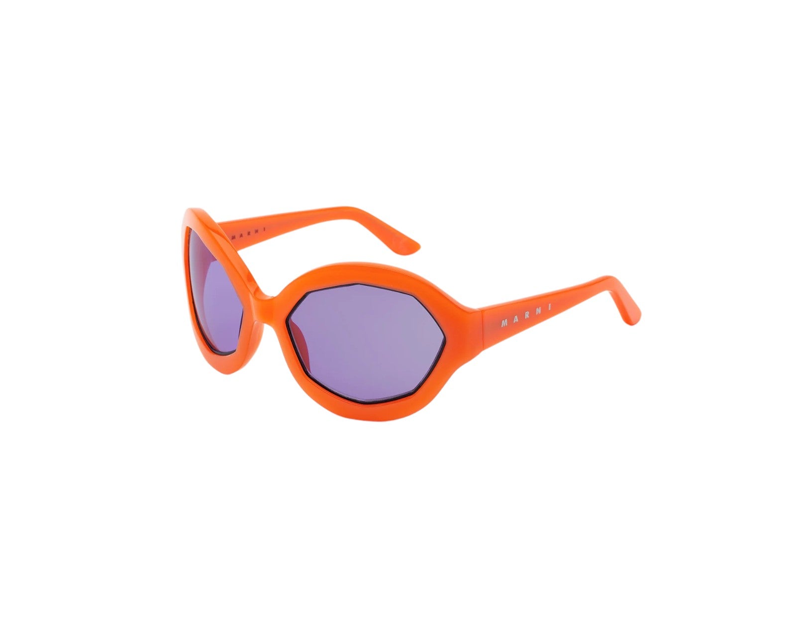 8056421112657 - Unisex Cumulus Cloud Orange QR5 Gläser SONNENBRILLEN Acetat Orange Violett Geometrisch Normal