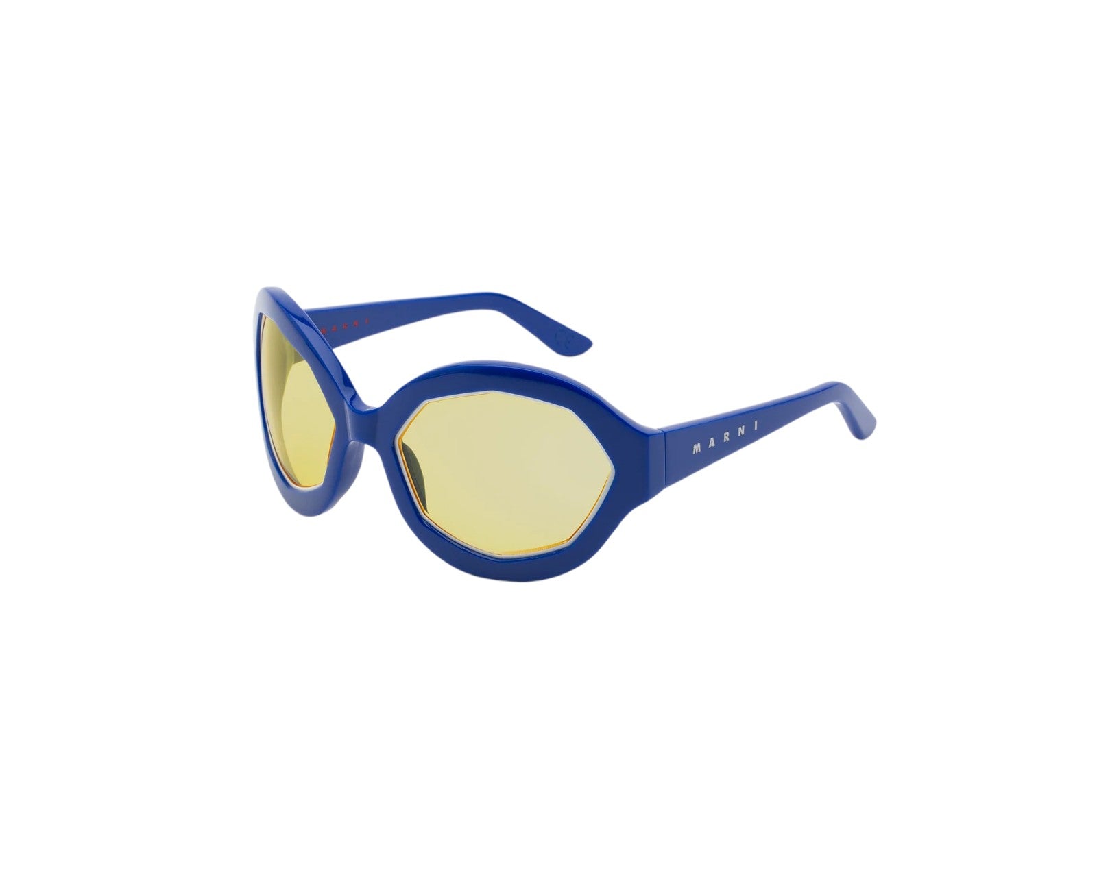 8056421112664 - Unisex Cumulus Cloud Blue JE3 Gläser SONNENBRILLEN Acetat Blau Gelb Geometrisch Normal