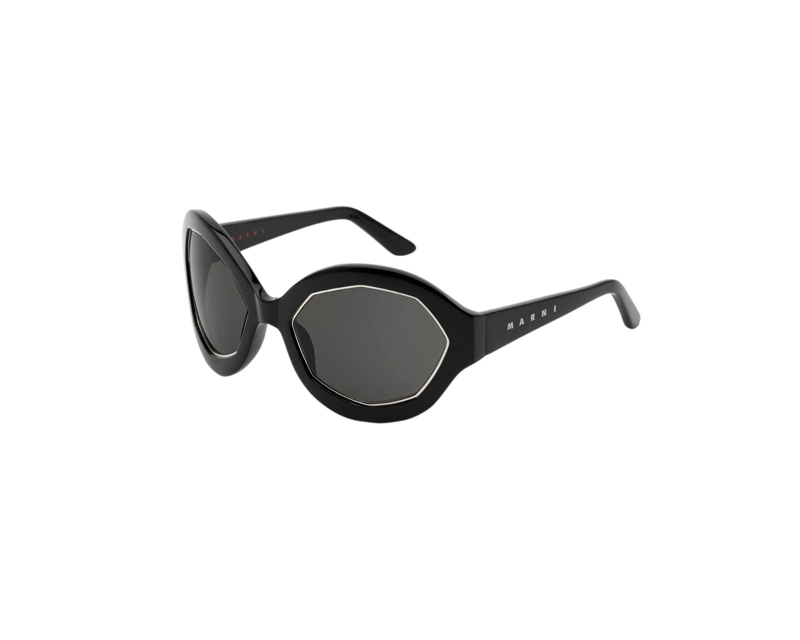 8056421112671 - Unisex Cumulus Cloud Black P9U Gläser SONNENBRILLEN Acetat Schwarz Grau Geometrisch Normal