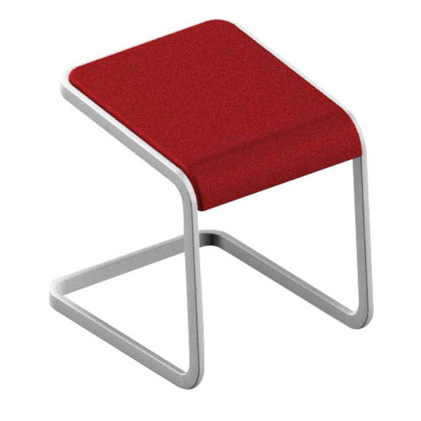 8056457078699 - Hocker OCSTOB01 2YUP C-STOOL rot bis 110kg 8056457078699 Quadrifoglio