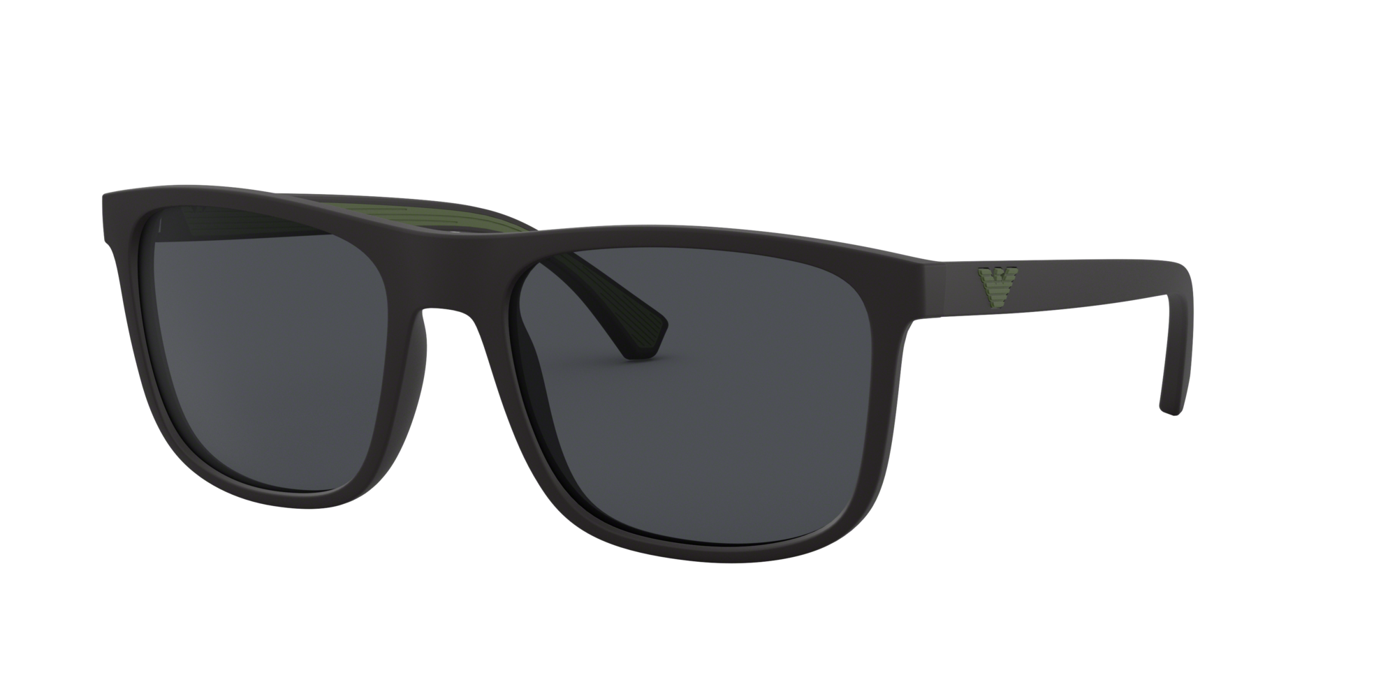 8056597008747 - Herren EA4129 504287 Gläser SONNENBRILLEN Injiziert Schwarz Grau Quadratisch Normal 8056597008747 - Herren EA4129 504287 Gläser SONNENBRILLEN Injiziert Schwarz Grau Quadratisch Normal