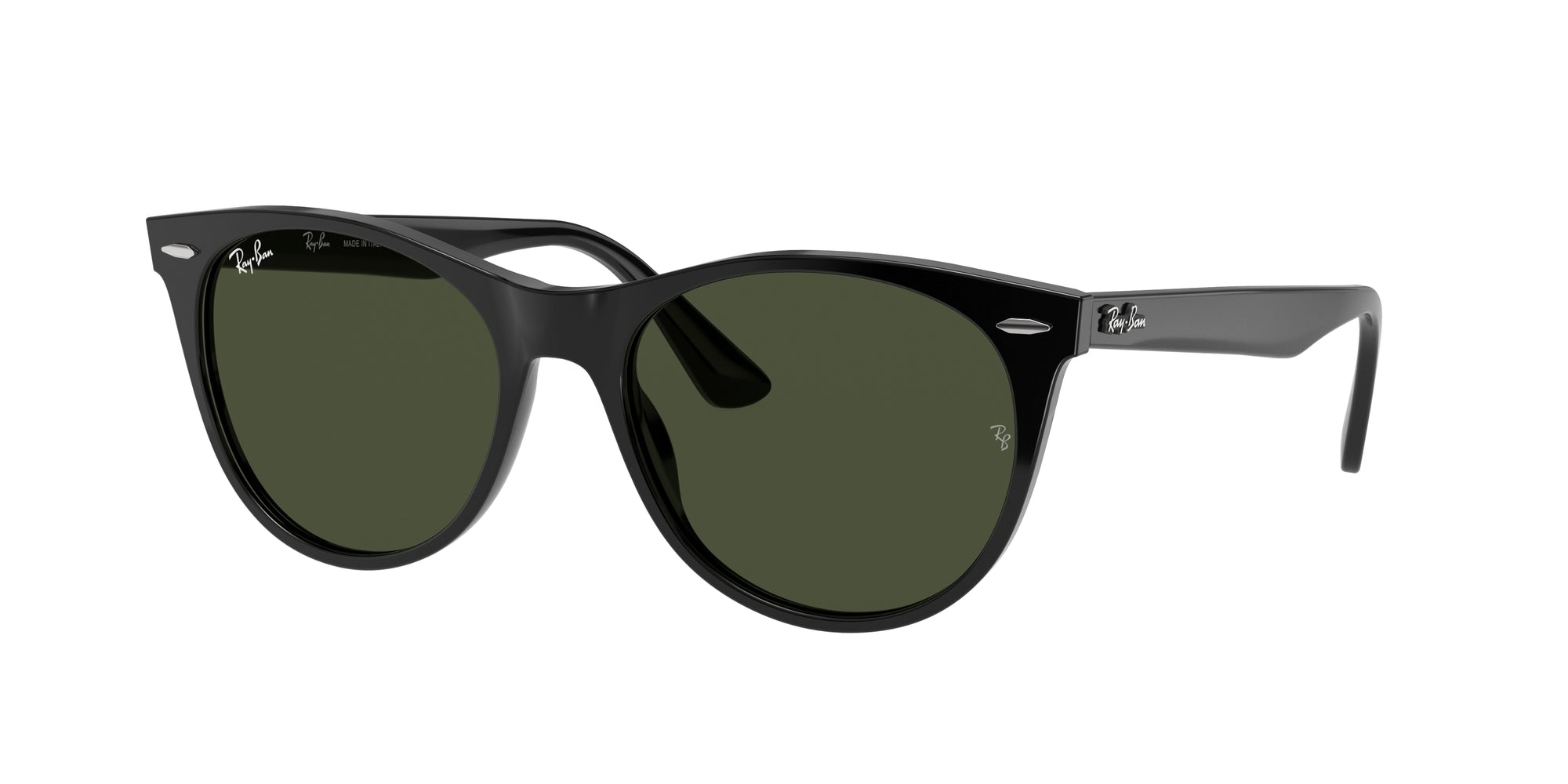 8056597017572 - Unisex RB2185 WAYFARER II 901 31 Gläser SONNENBRILLEN Acetat Schwarz G15 Pantos Normal