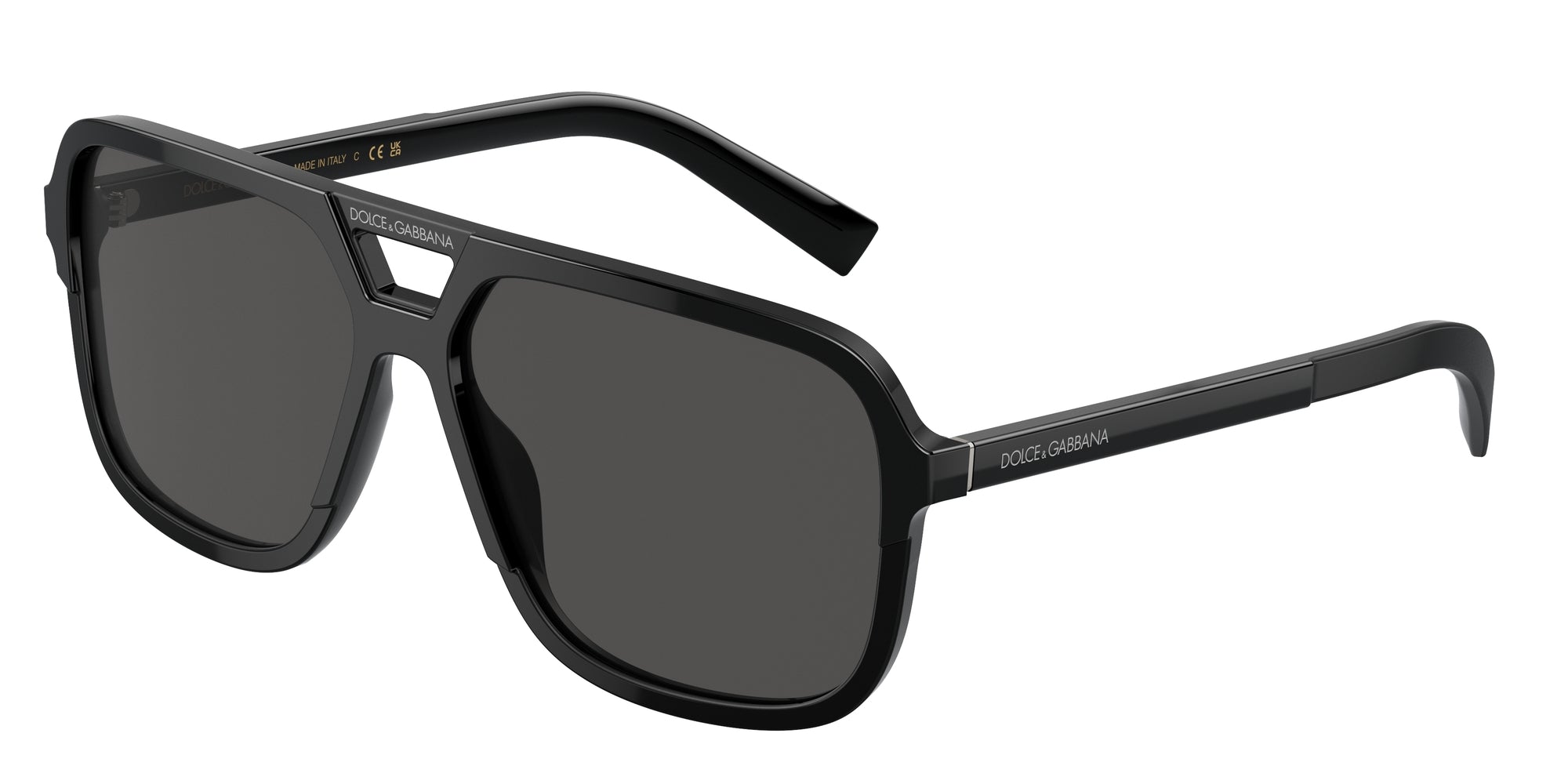 8056597019118 - Herren DG4354  501 87 Gläser SONNENBRILLEN Acetat Schwarz Grau Quadratisch Normal