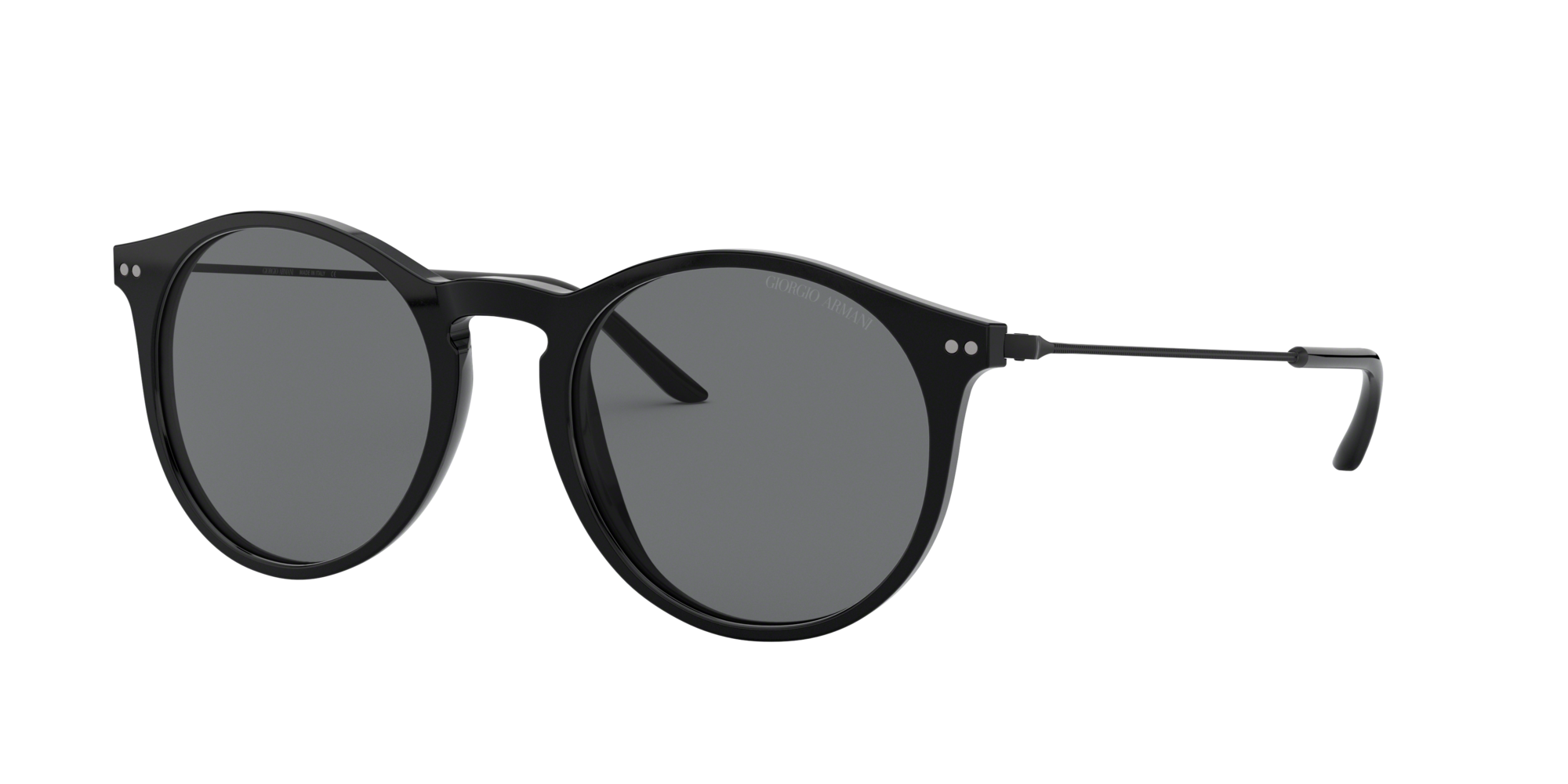 8056597053303 - Herren AR8121  500187 Gläser SONNENBRILLEN Plastik Schwarz Grigio Panthos Normale