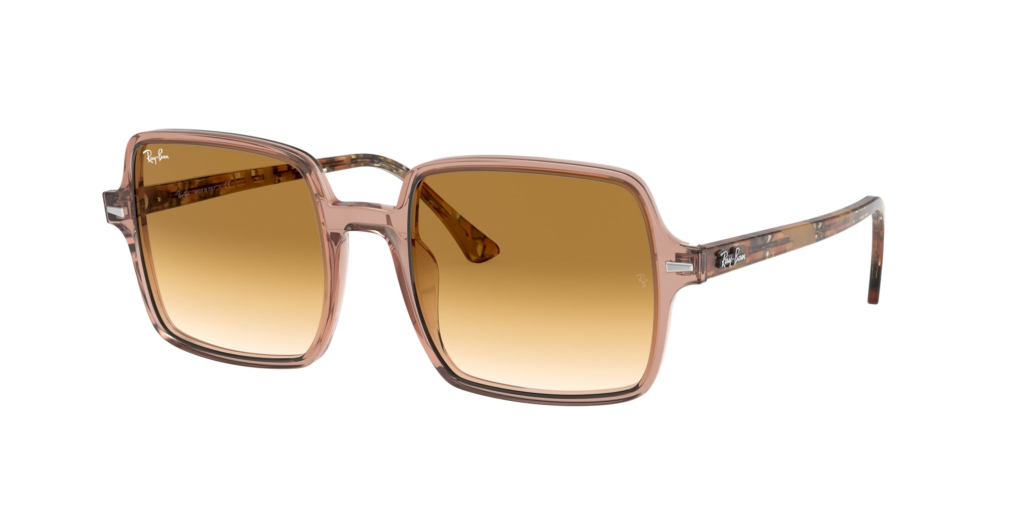 8056597121903 - Damen RB1973 SQUARE II 128151 Gläser SONNENBRILLEN Acetat Braun Braun Quadratisch Normal Schattiert