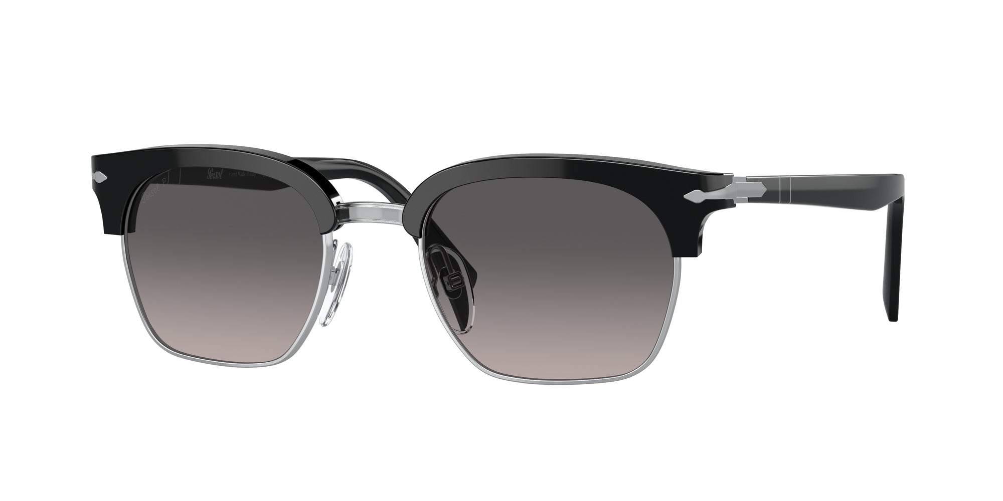 8056597144384 - Unisex PO3199S  1106M3 Gläser SONNENBRILLEN Acetat Schwarz Grau Quadratisch Polarisiert Schattiert