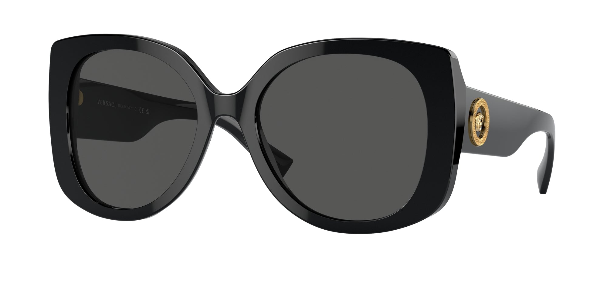 8056597214698 - Damen VE4387  GB1 87 Gläser SONNENBRILLEN Acetat Schwarz Grau Quadratisch Normal